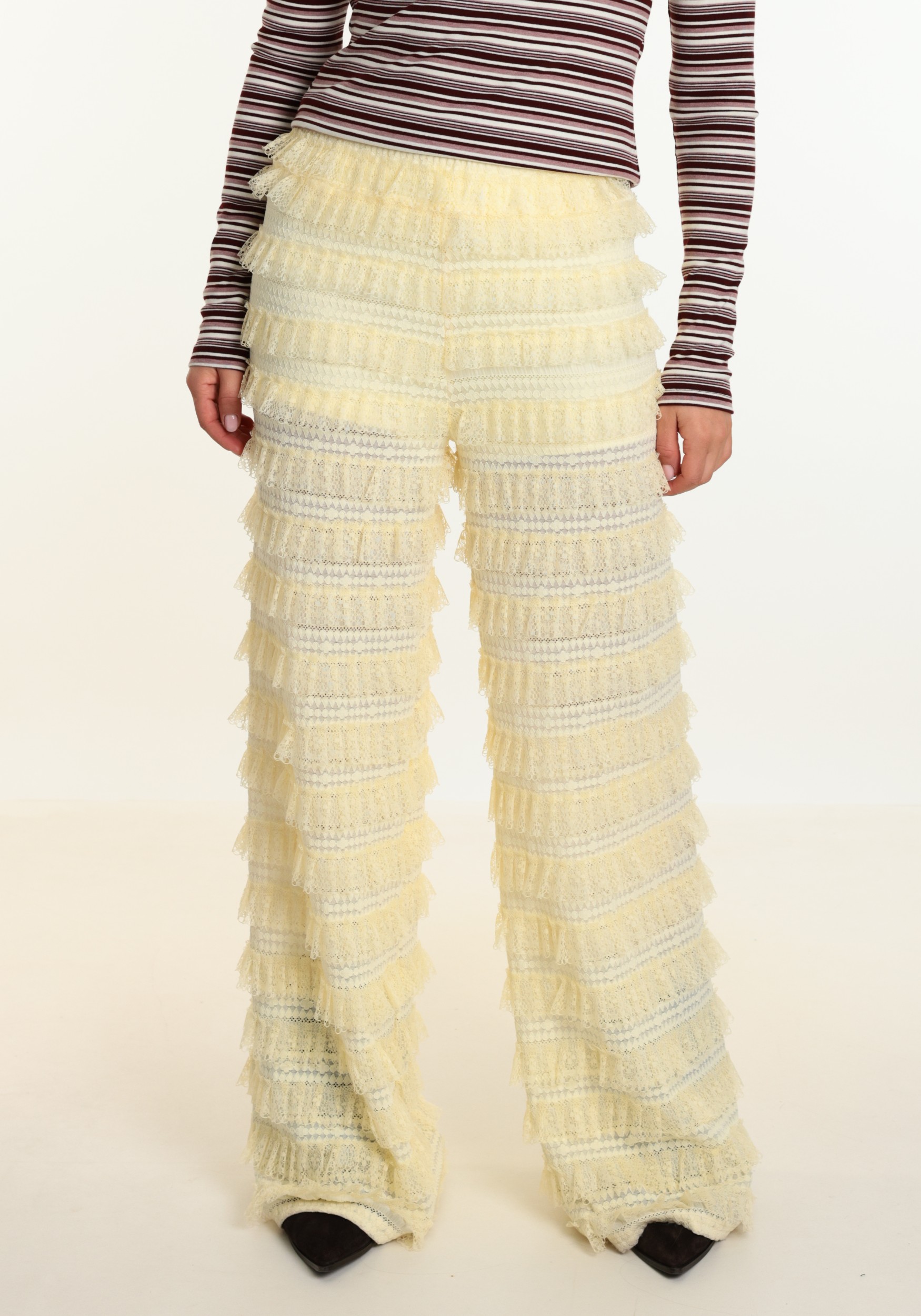 Harper & Yve Broek Lo AW6P107 Licht geel