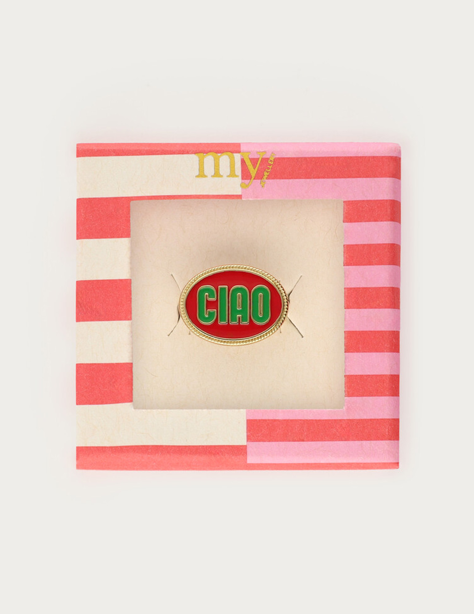 My Jewellery Ciao rode ring MJ16099 Goud