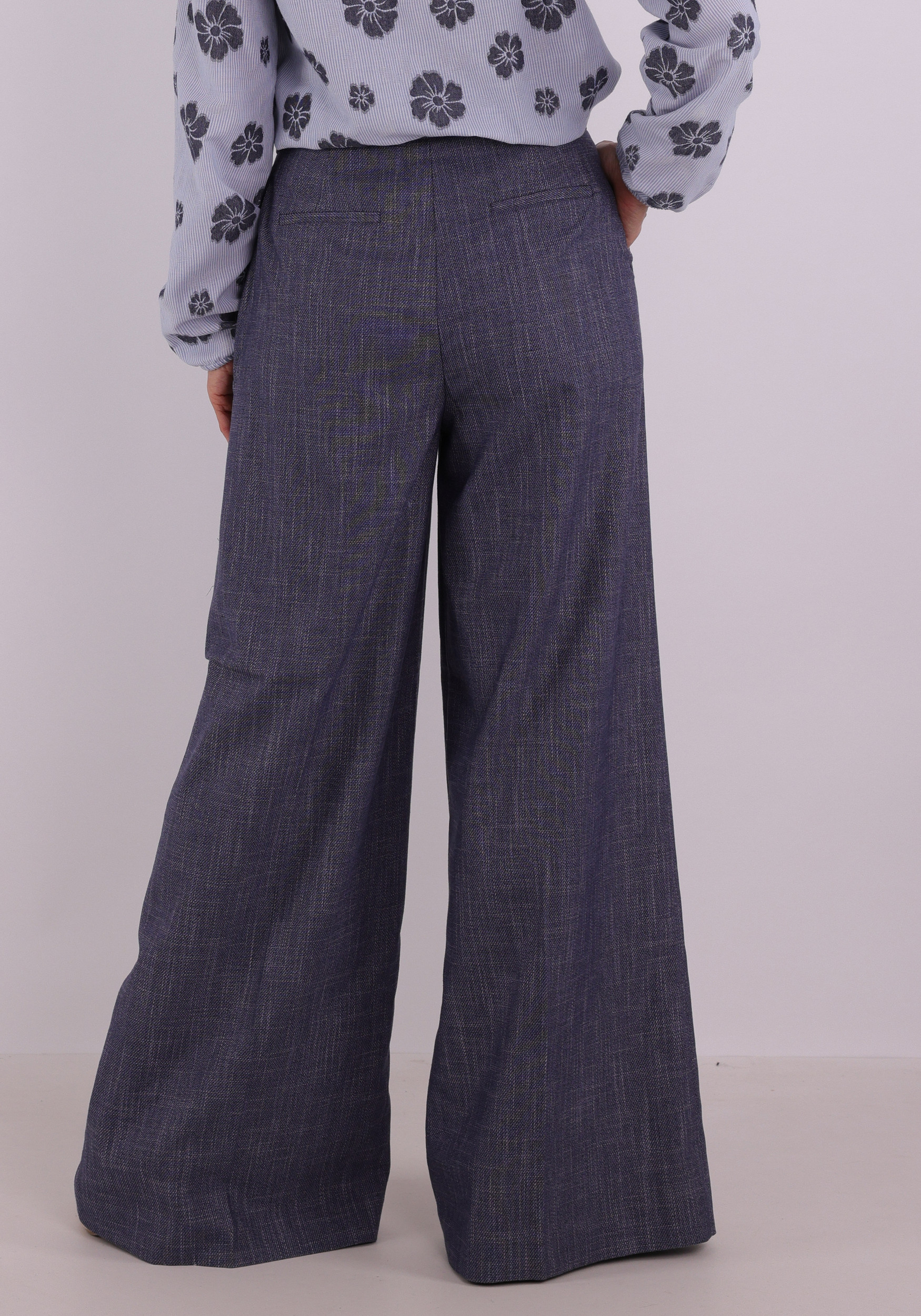 Aaiko BV Broek Nore Nore buttons denim Jeans blauw