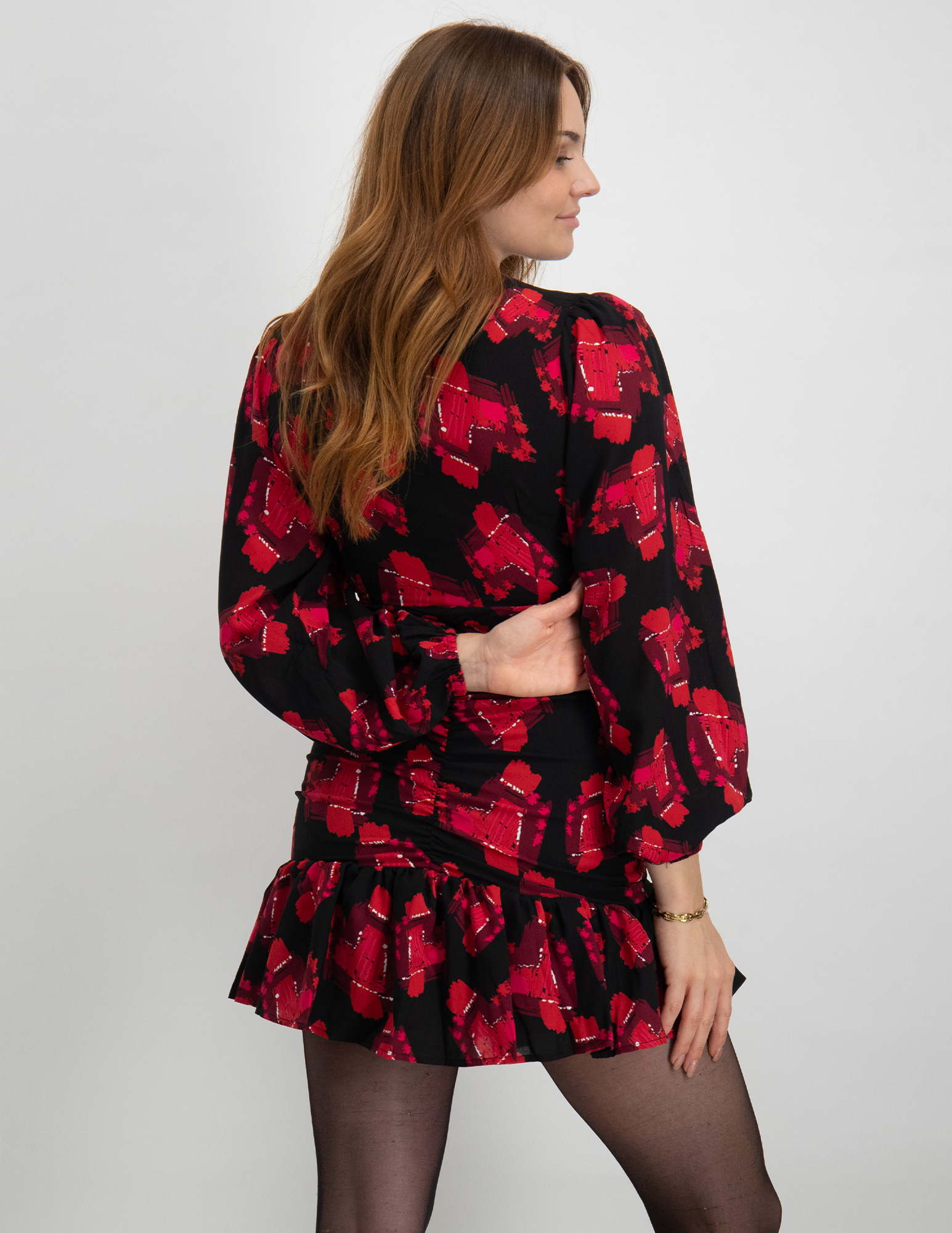 Refined Department Korte jurk Sisi r2310321284 Rood