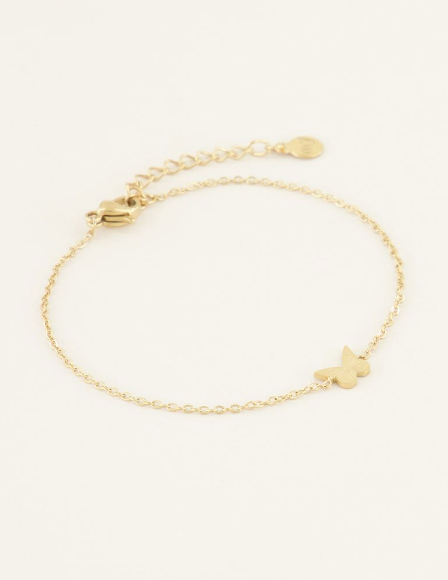 My Jewellery Armband vlinder MJ04229 Goud