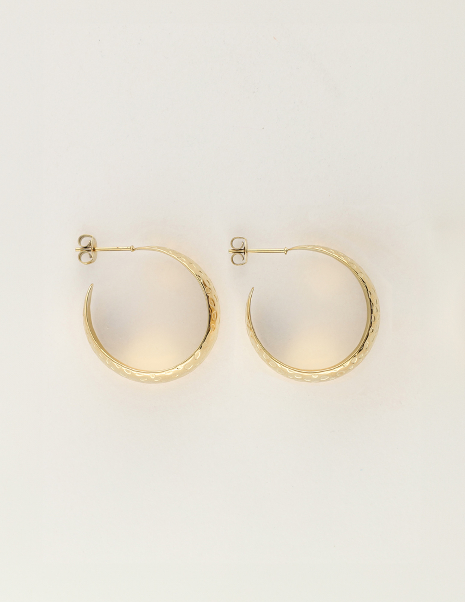 My Jewellery Oorringen met panterprint MJ12051 Goud