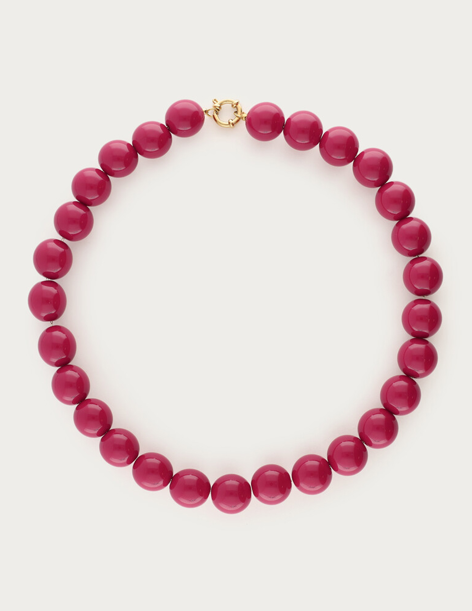 My Jewellery Kralen ketting MJ14423 Donker rose