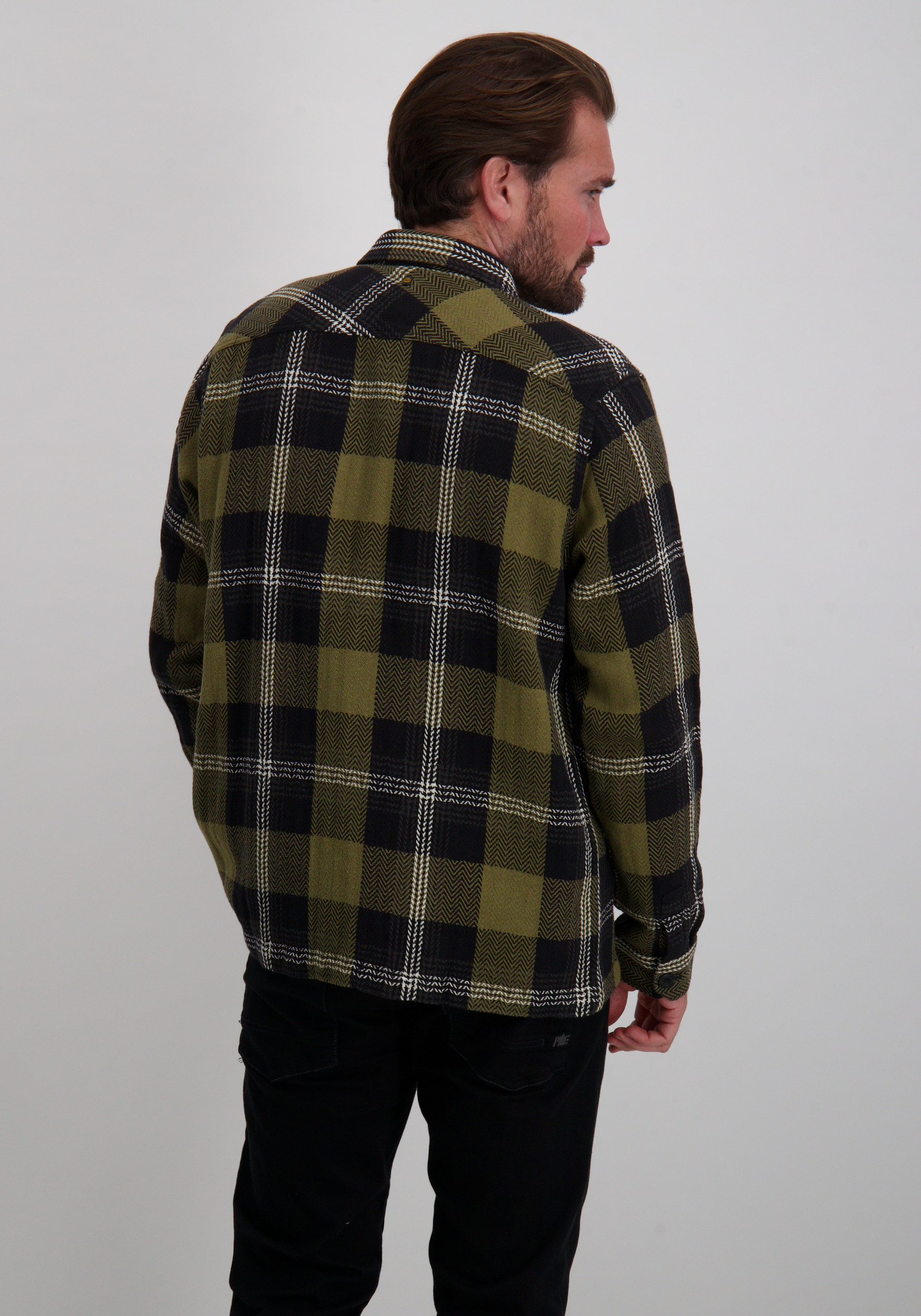 PME Legend Overshirt PSI2510216 Donker groen