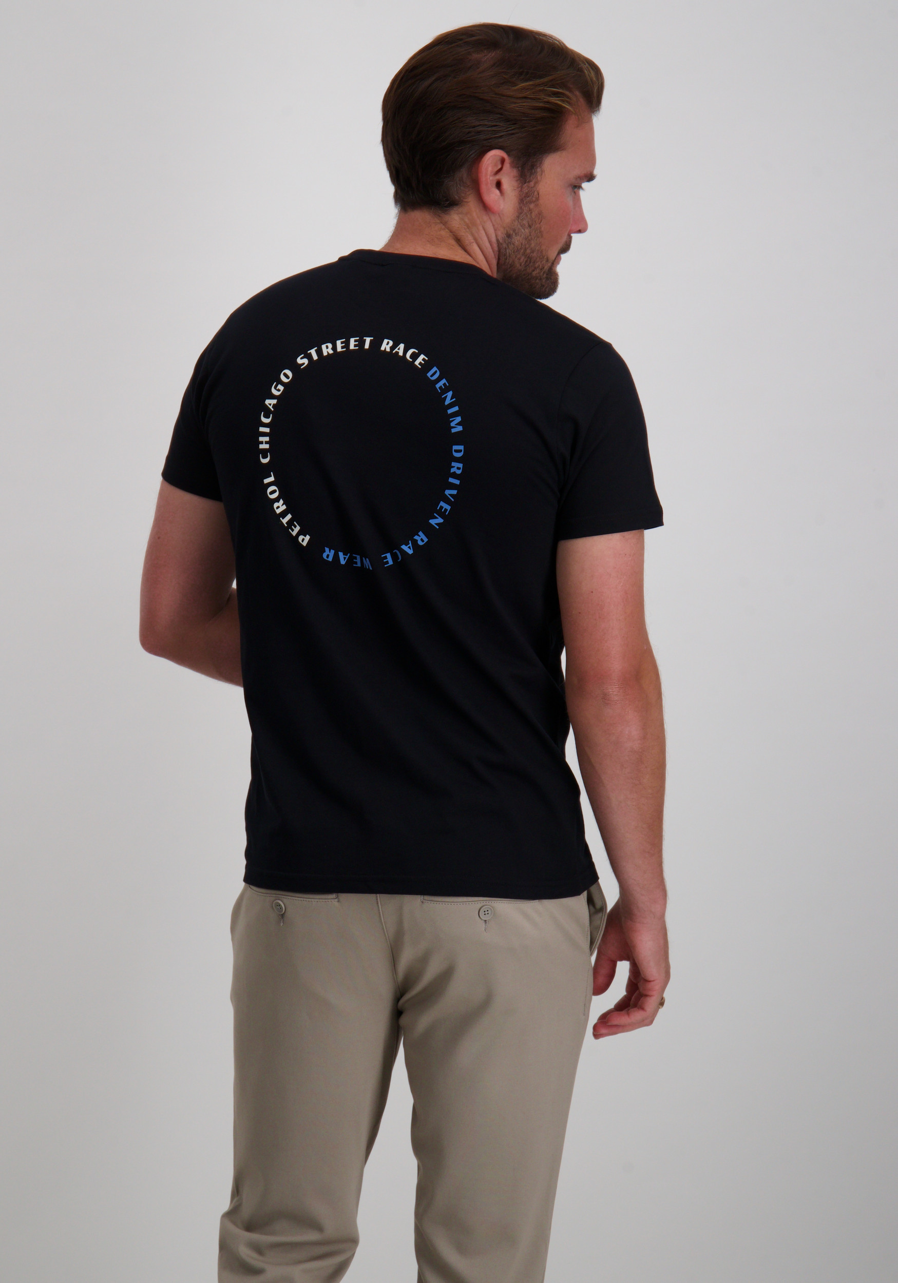 Petrol T-shirt M-3050-TSR130 Zwart