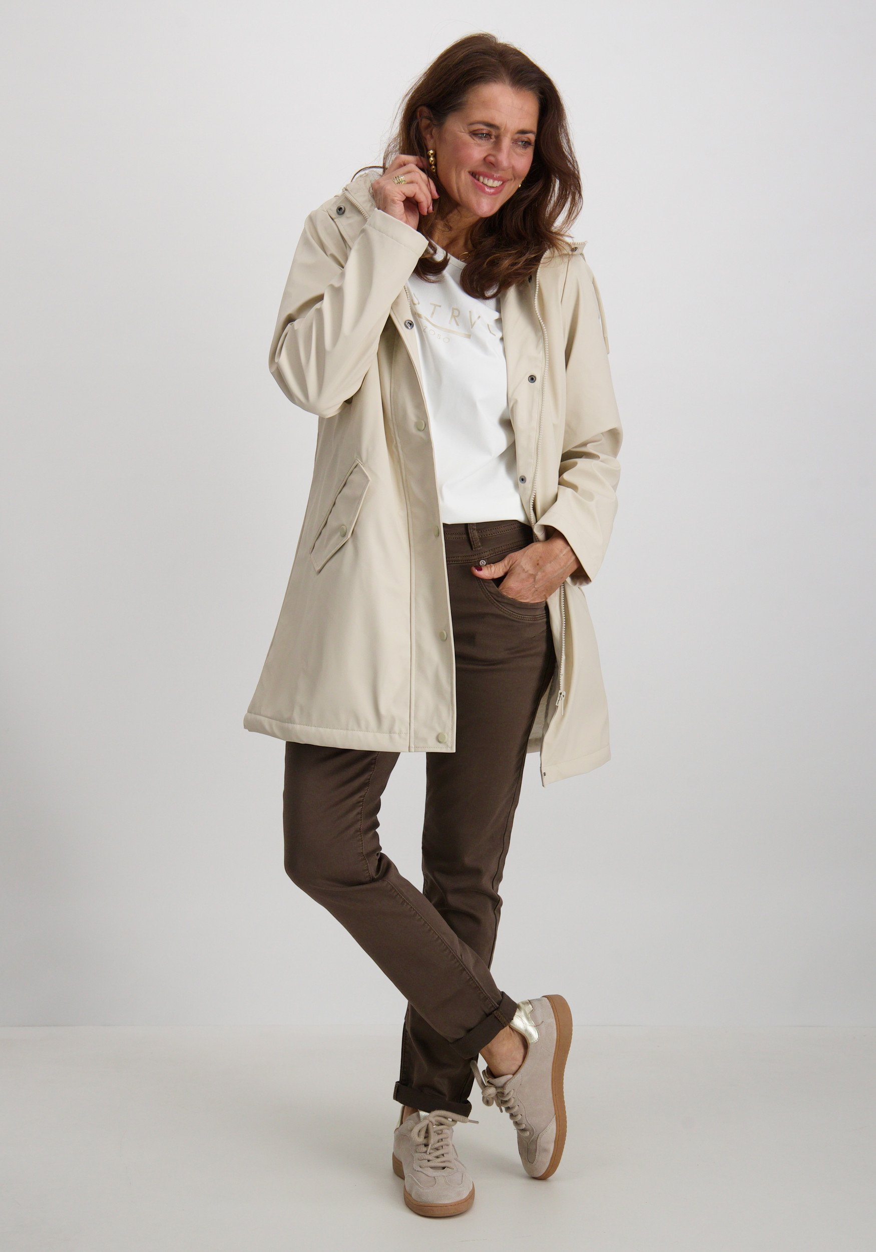 Only Regenjas Sally 15206116 Zand