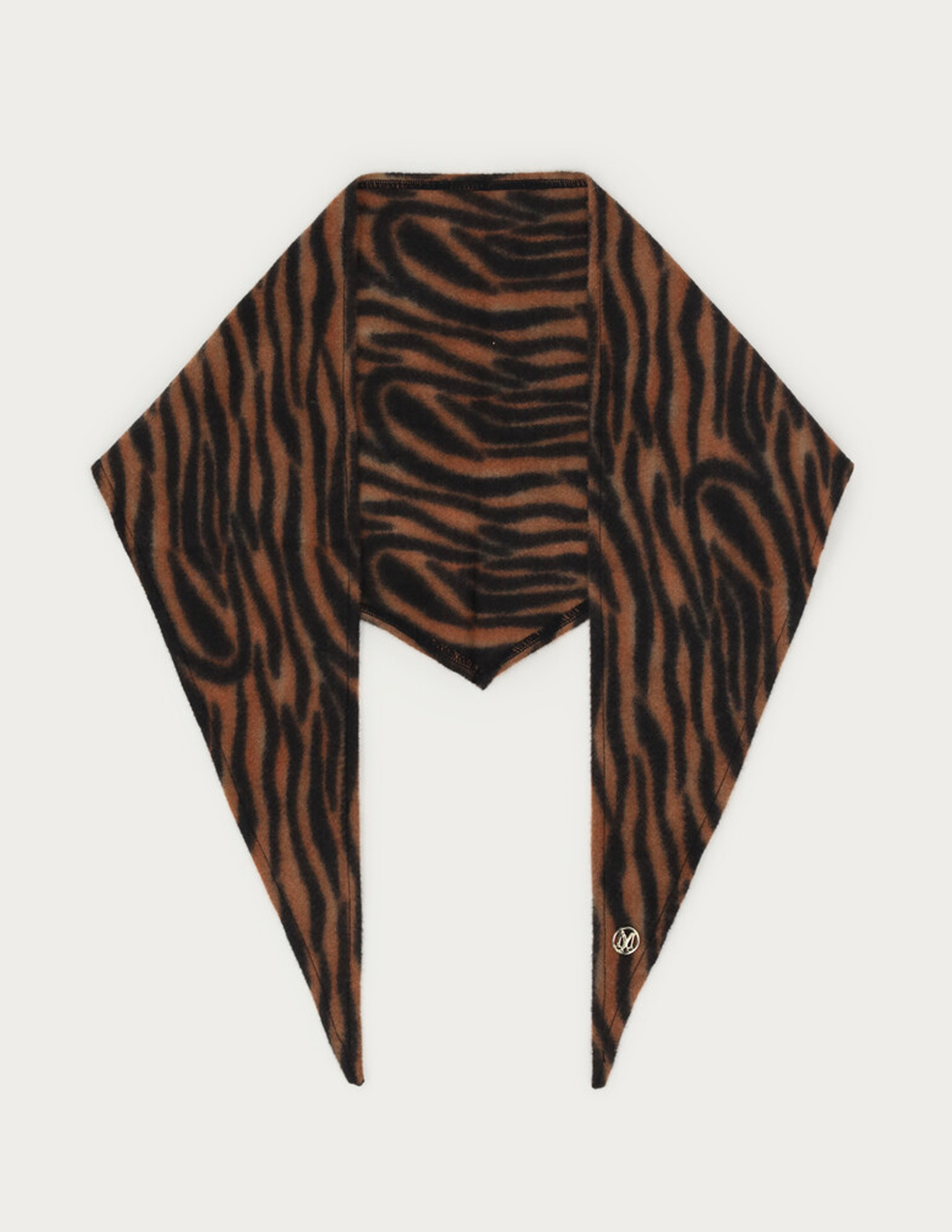 My Jewellery Triangle sjaal Tijgerprint MJ14344 Bruin
