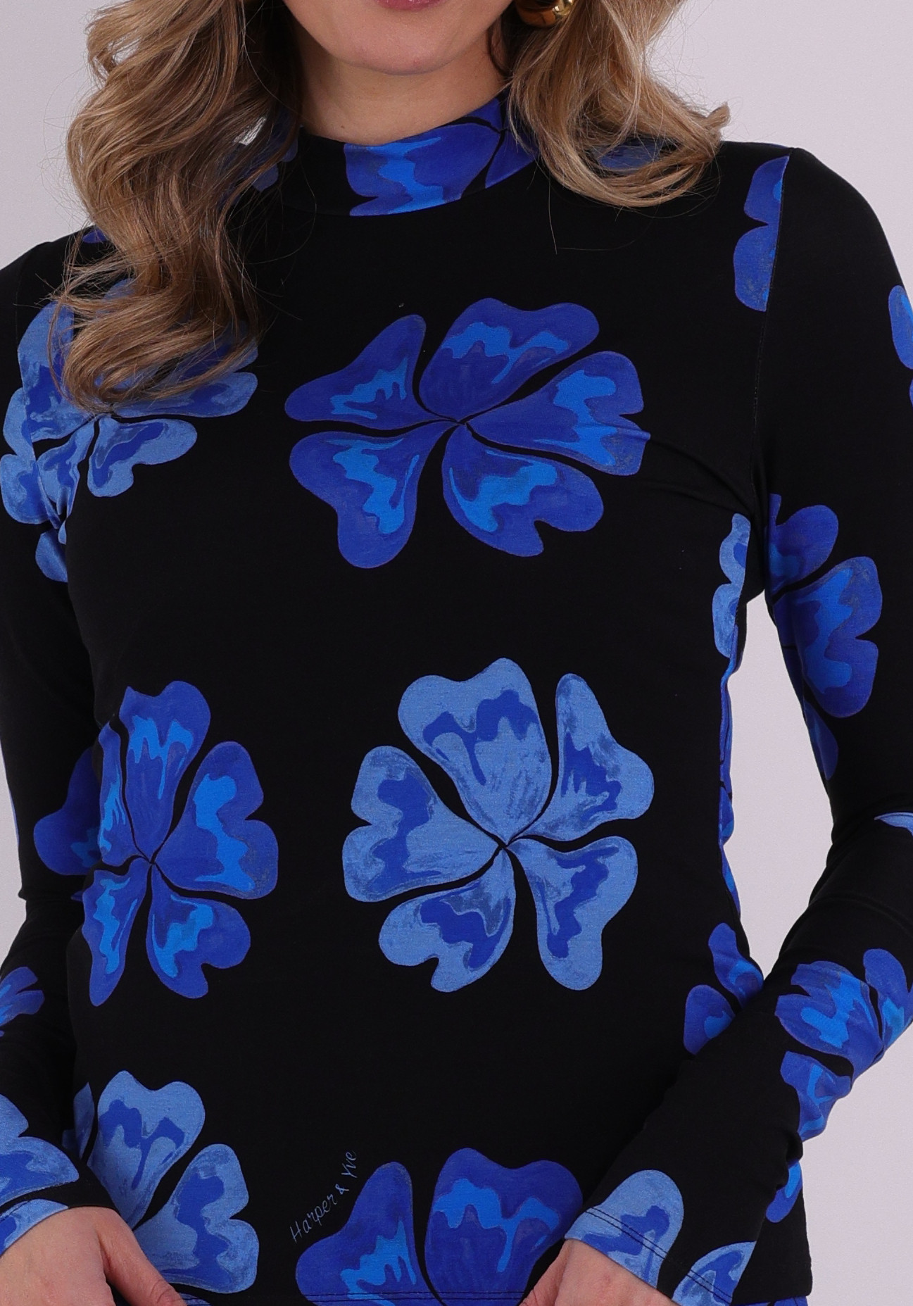 Harper & Yve Top Jane SS6T500 Blauw