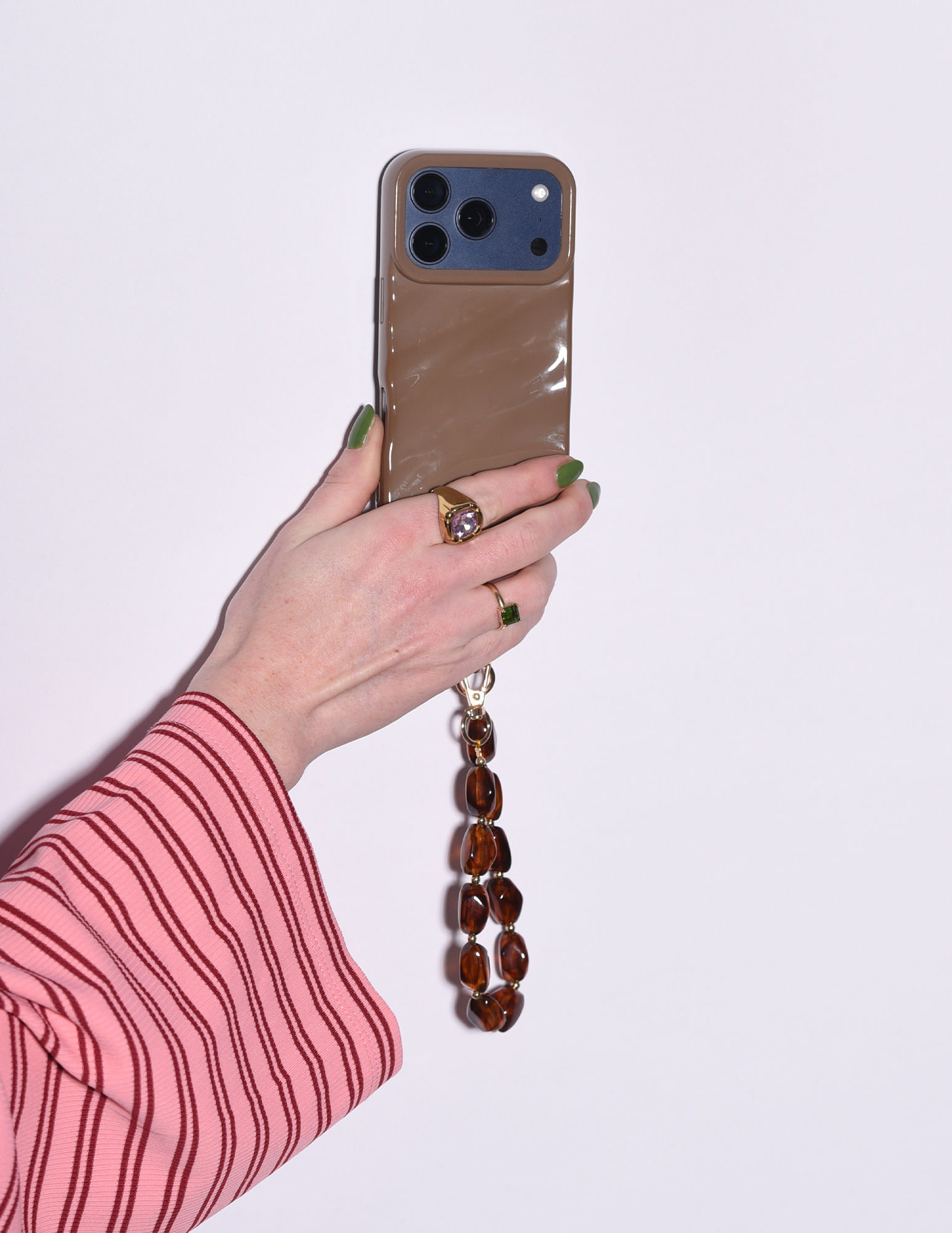 Be'Lieve Telefoonkoord marmer 86120251029010 Bruin