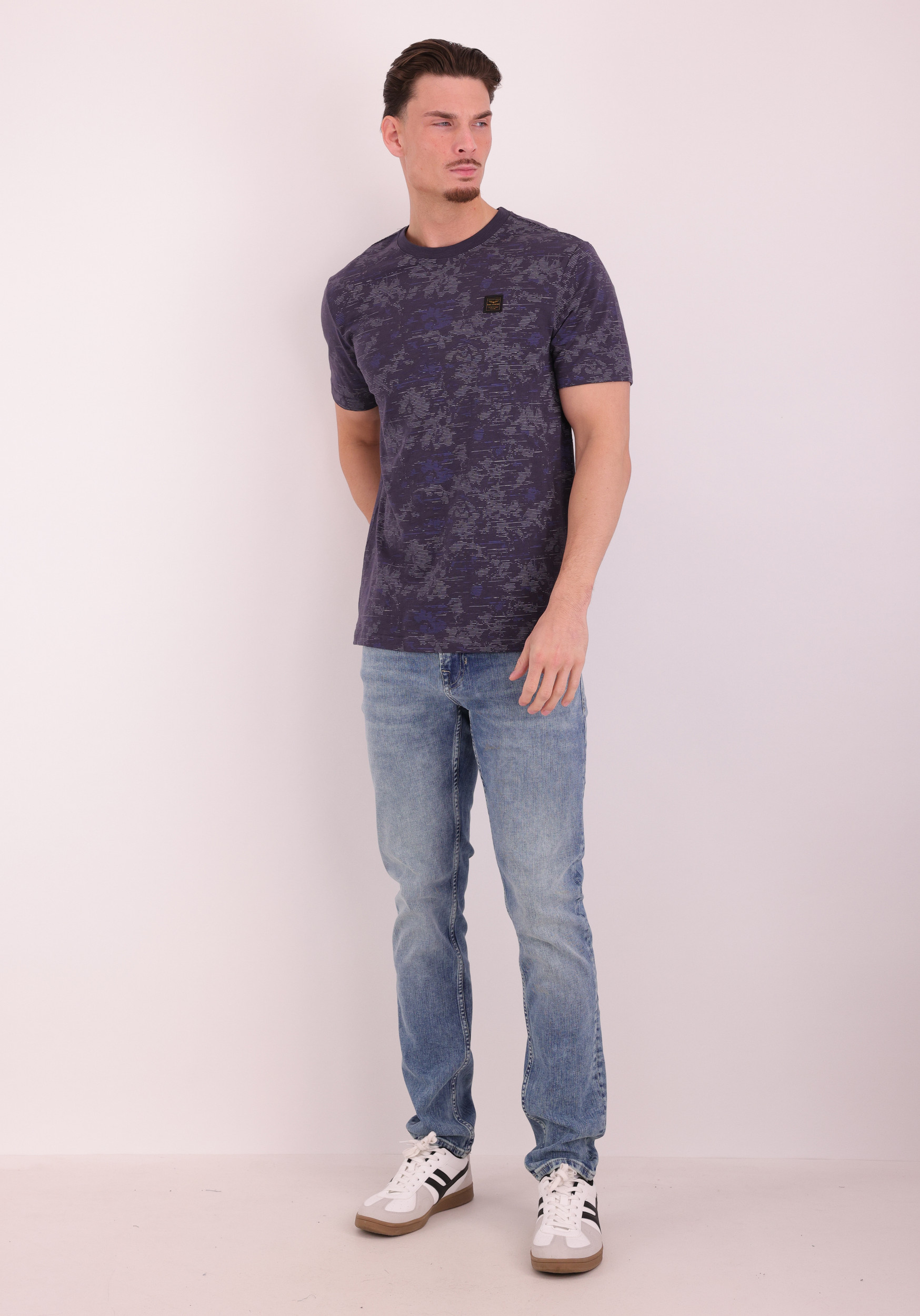 PME Legend T-shirt PTSS2603574 Donker blauw