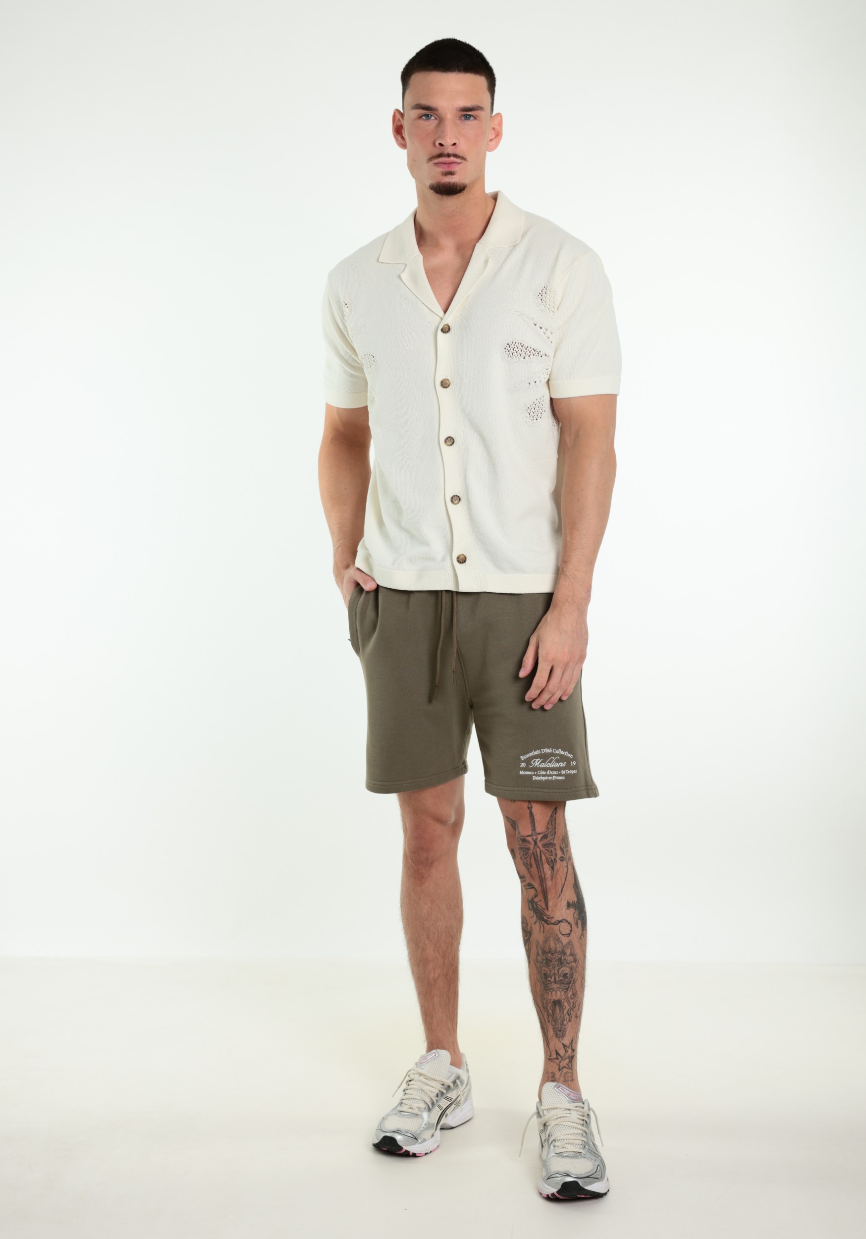 Malelions Short Marina MMA40026077 Zwart