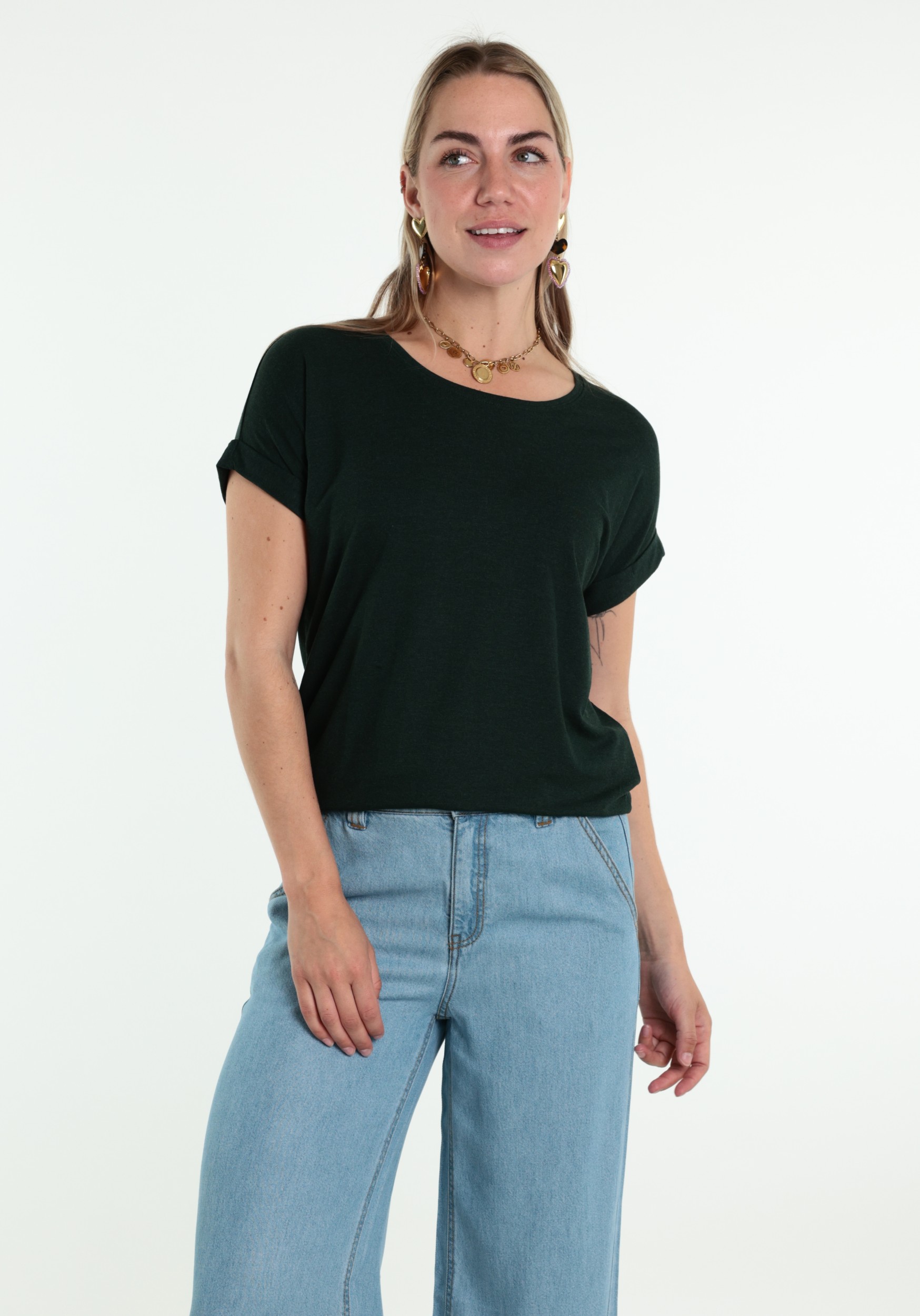 ONLY T-shirt Moster 15106662 Groen