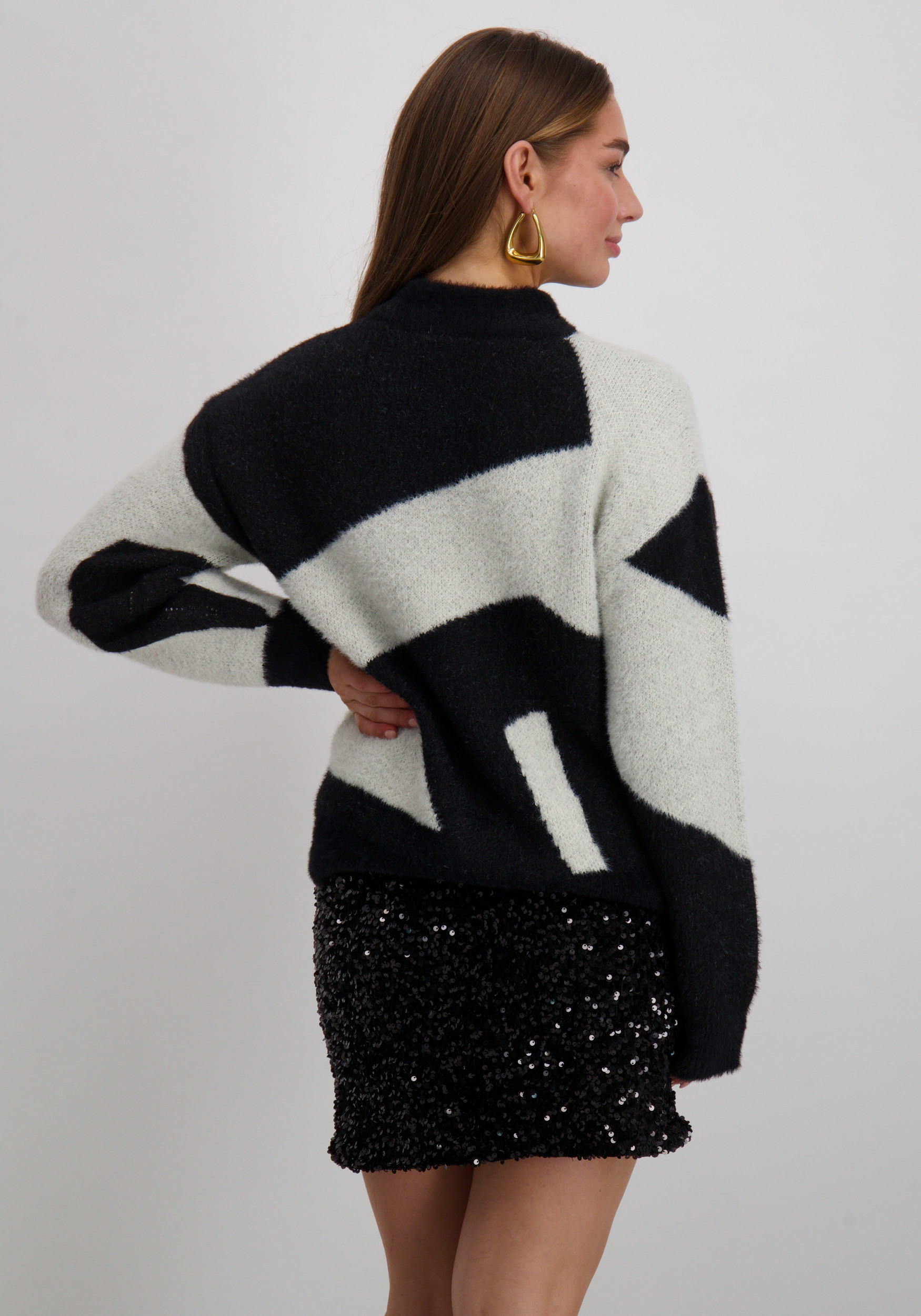 Vila Trui Grace 14096121 Zwart/Wit