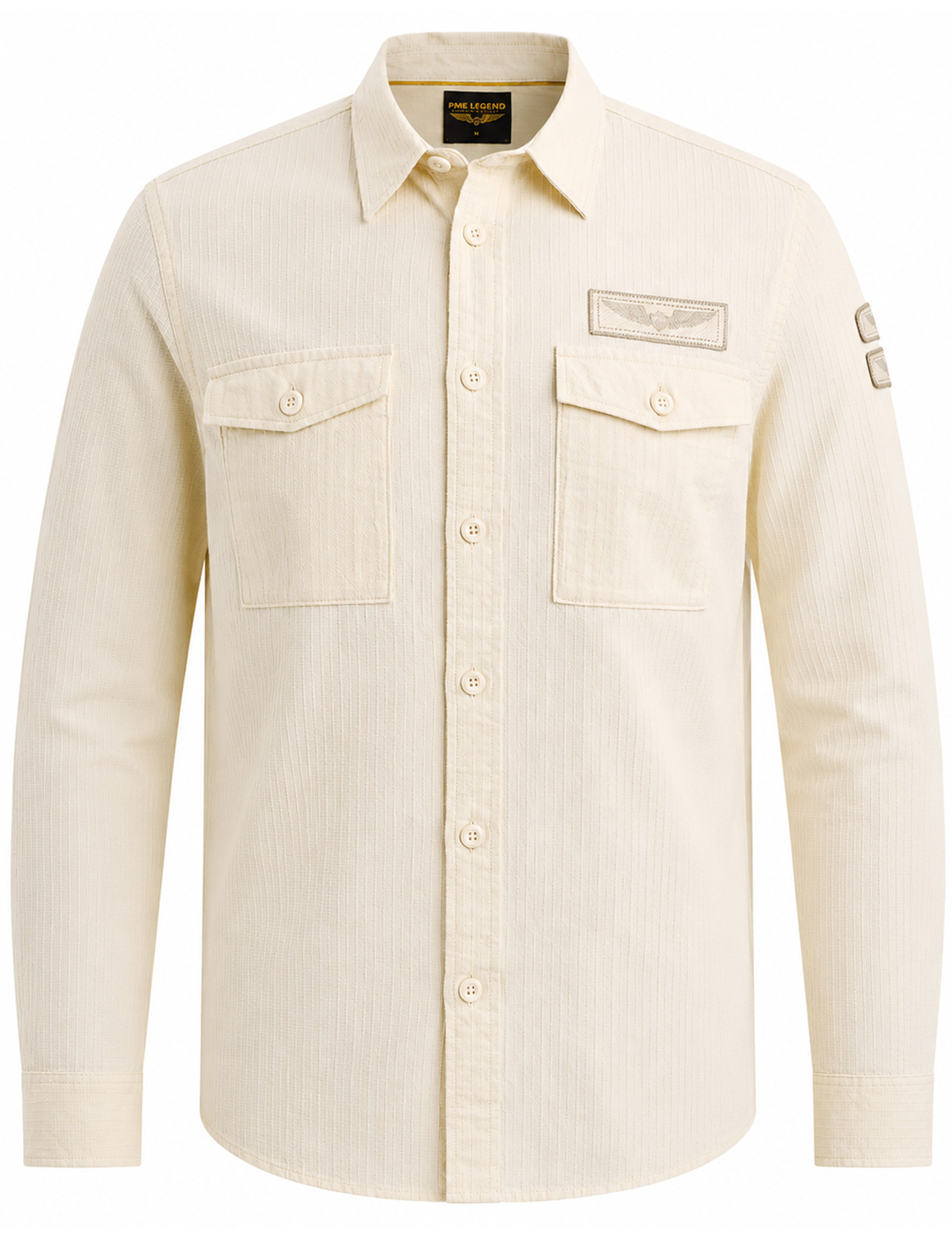 PME Legend Overshirt met reliëf print PSI2608213