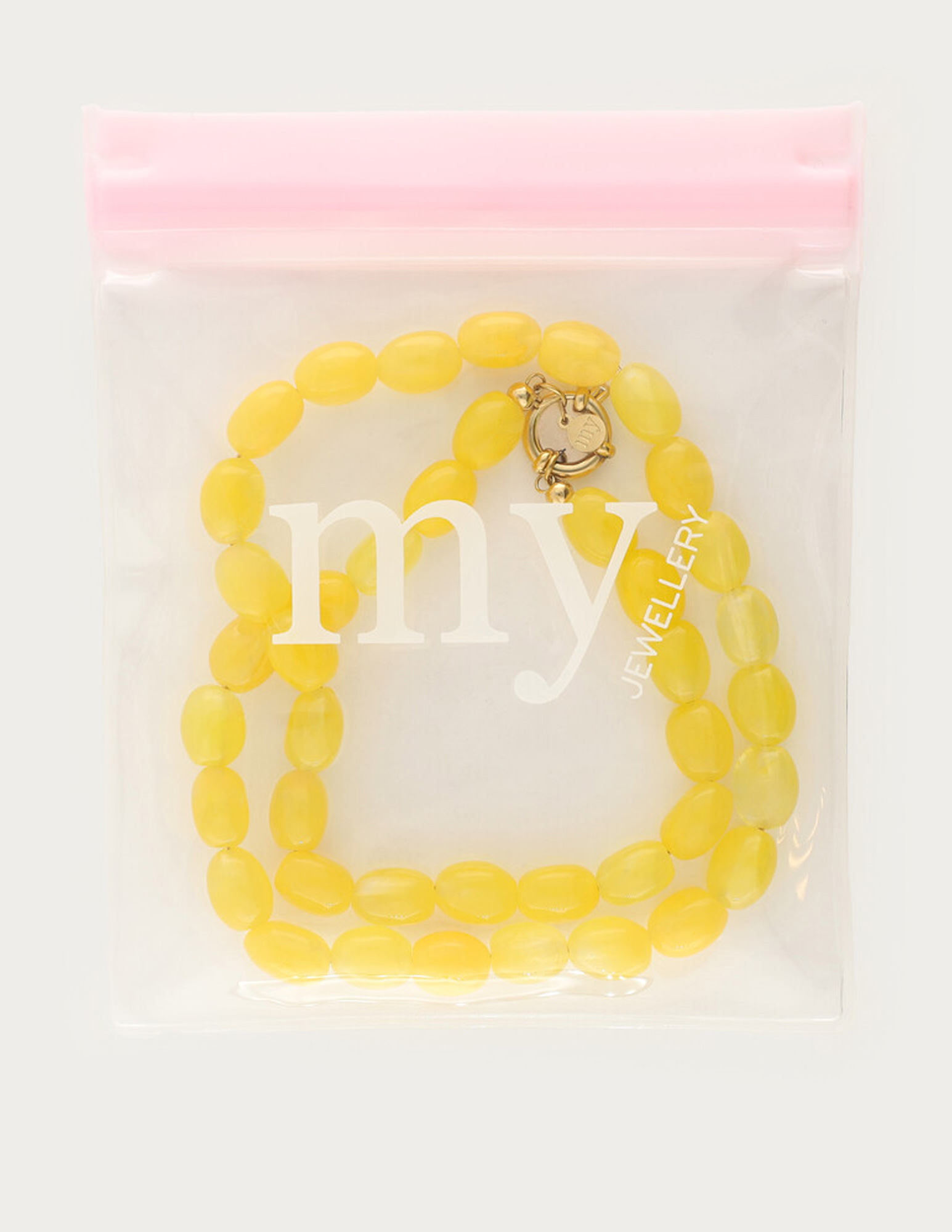 My Jewellery Kralenketting MJ15820 Geel