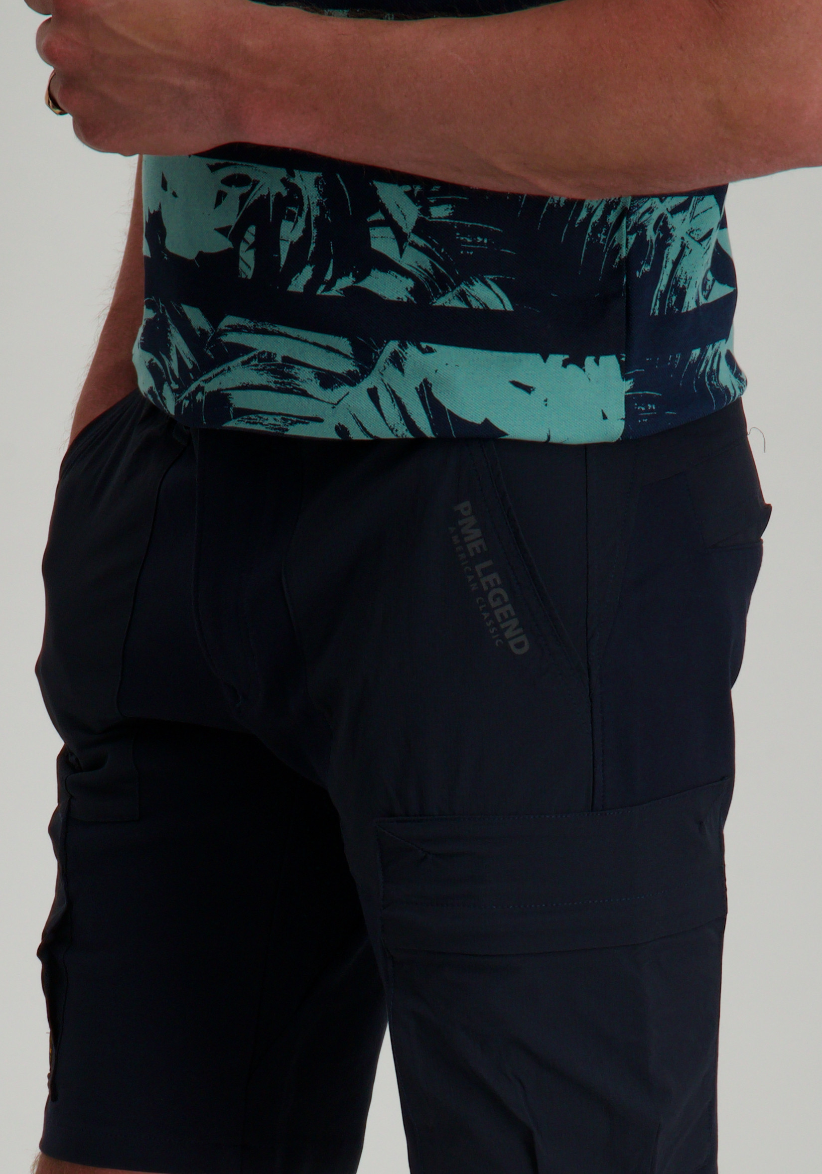 PME Legend Korte broek Airylon cargo PSH2504691 Donker blauw