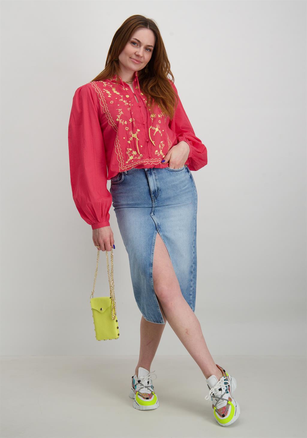 Cup of Joe Lange rok Helen Helen Licht blauw