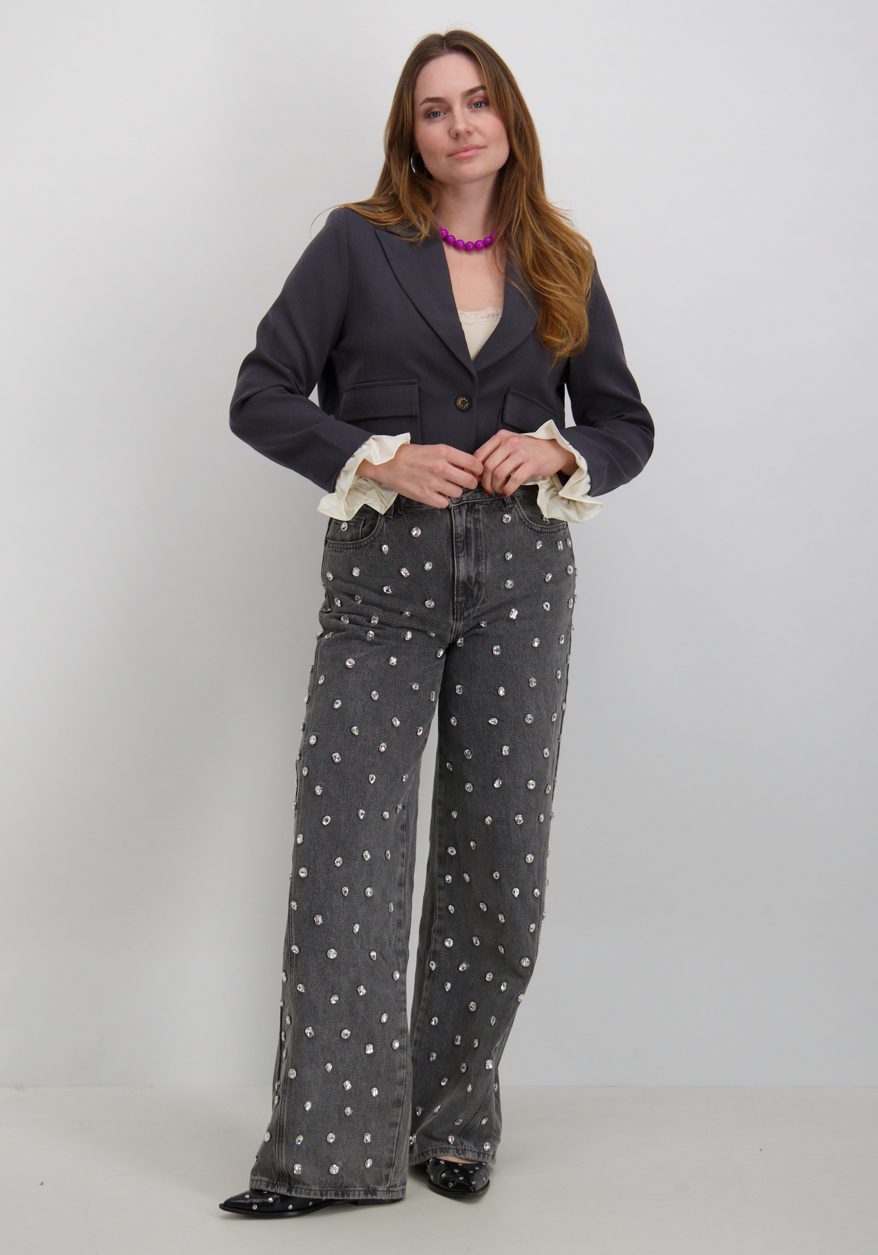 Harper & Yve Blazer Ivy DW25N210 Grijs