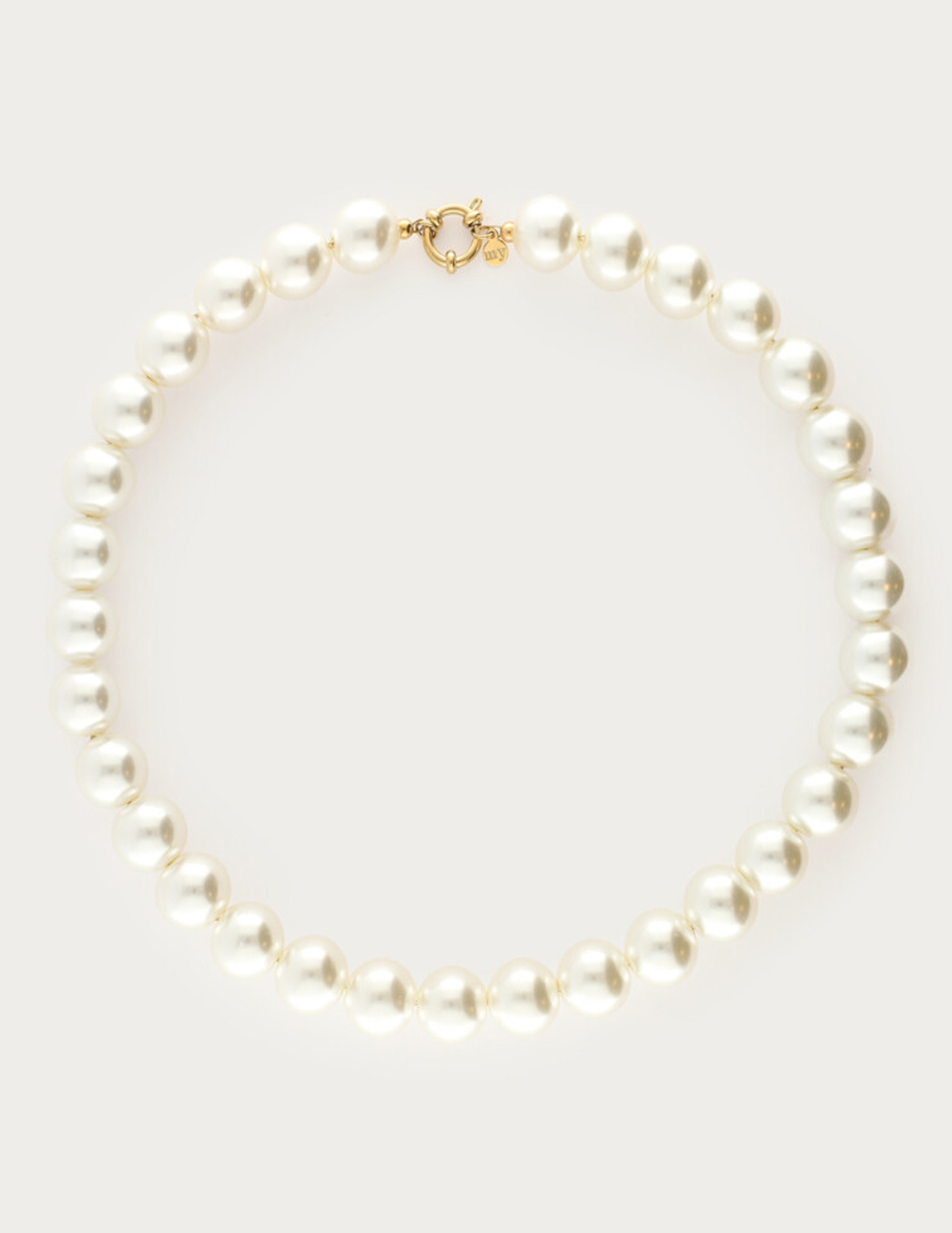 My Jewellery Ketting met witte glas parels MJ14568