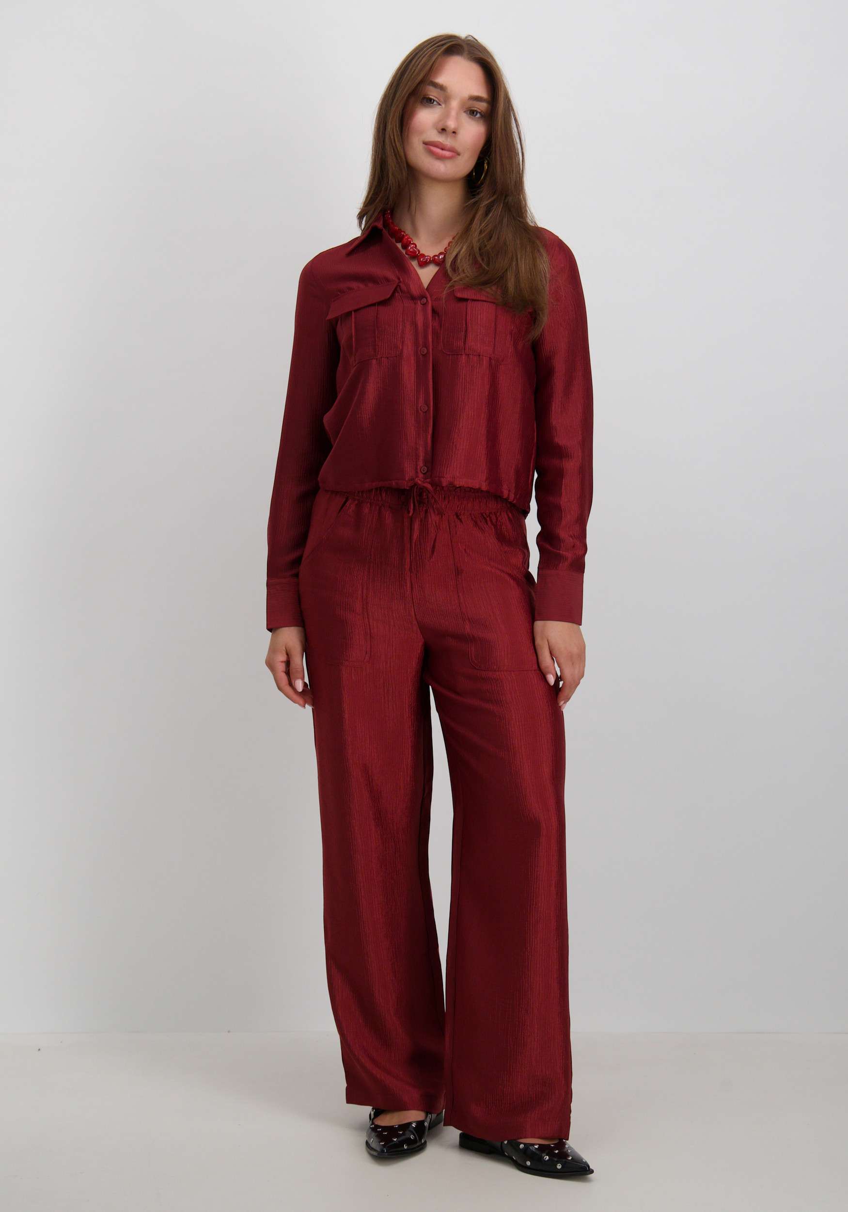 Vero moda Broek Toma 10329454 Bordeaux