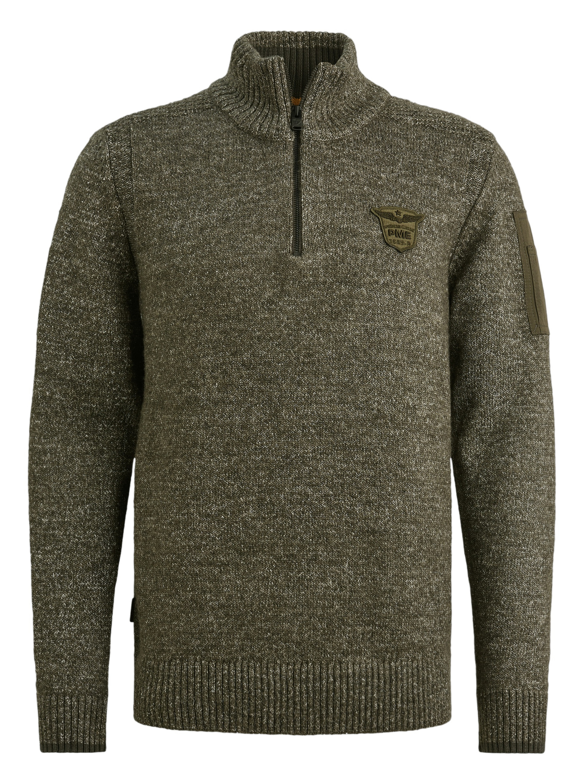 PME Legend Trui PKW2510314 Midden grijs