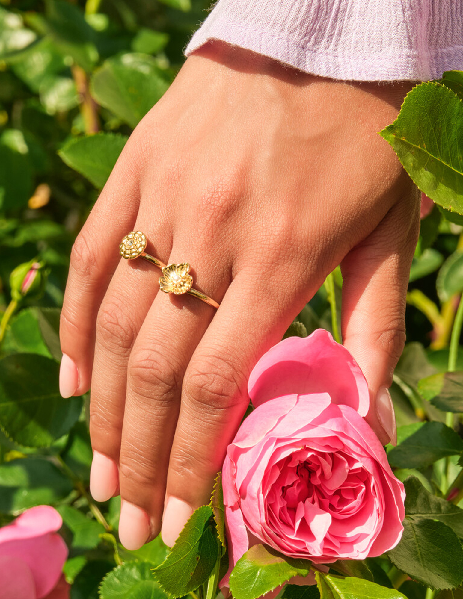 My Jewellery Botanical ring met bloem MJ13784 Goud