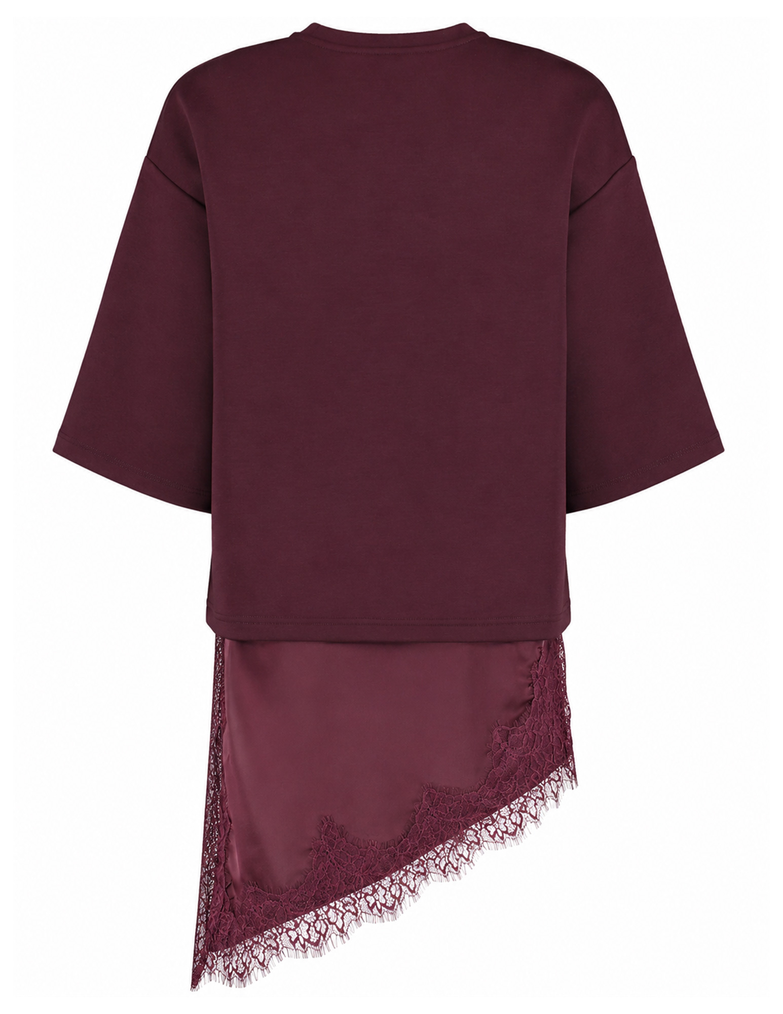 VERO MODA T-shirt Sofie 10355839 Bordeaux