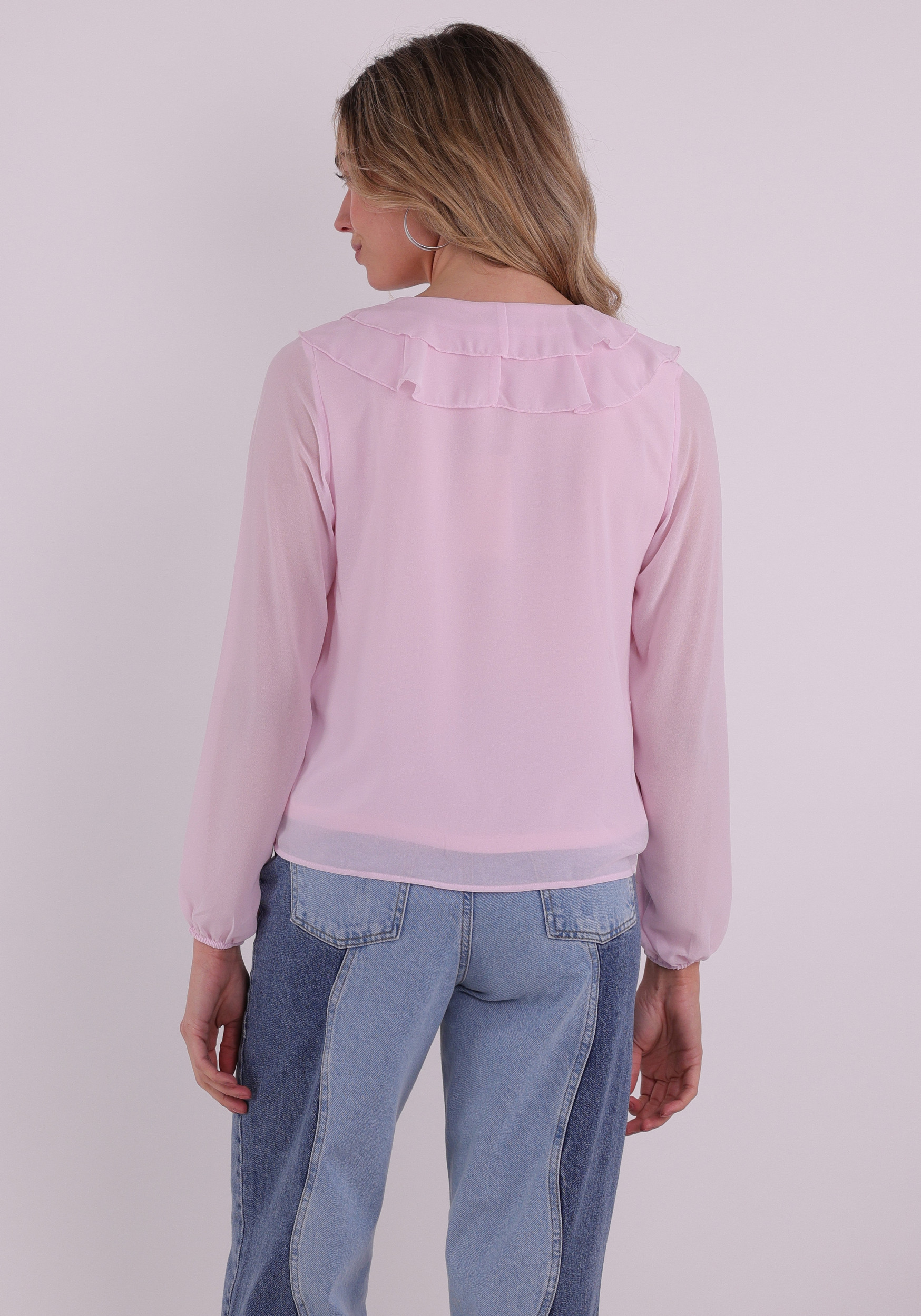 Vila Blouse Ane 14114604 Licht rose