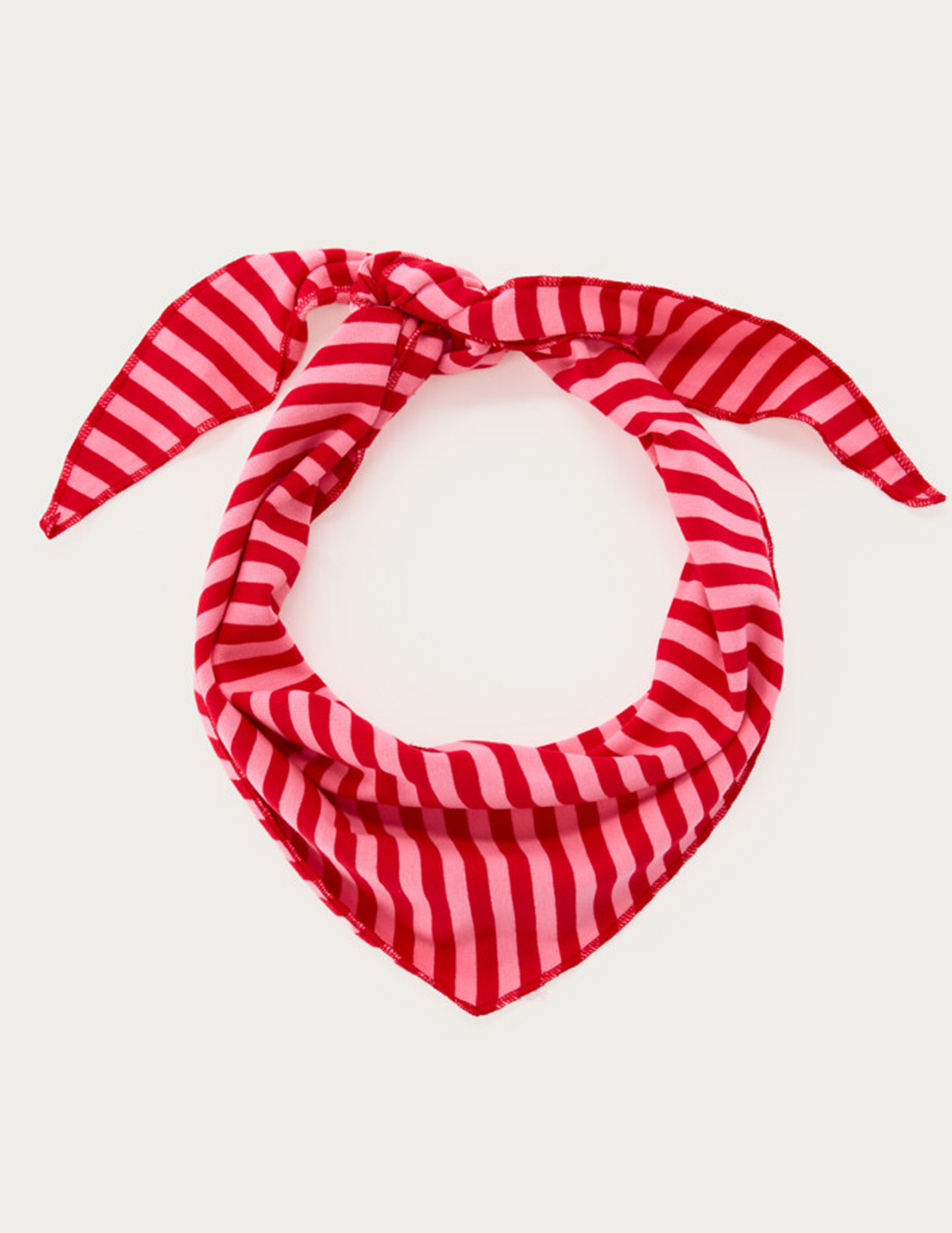 My Jewellery Gestreepte triangle sjaal MJ15762 Rose