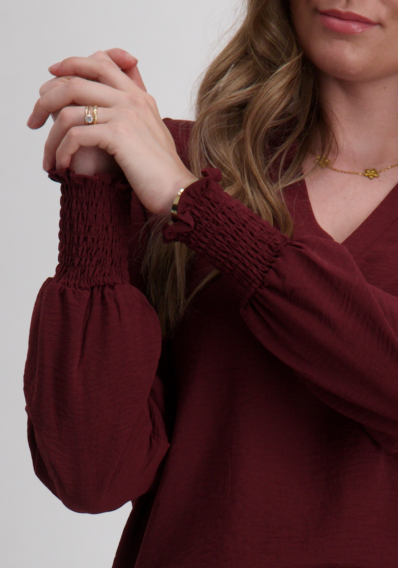 Only Blouse Mette 15284309 Bordeaux