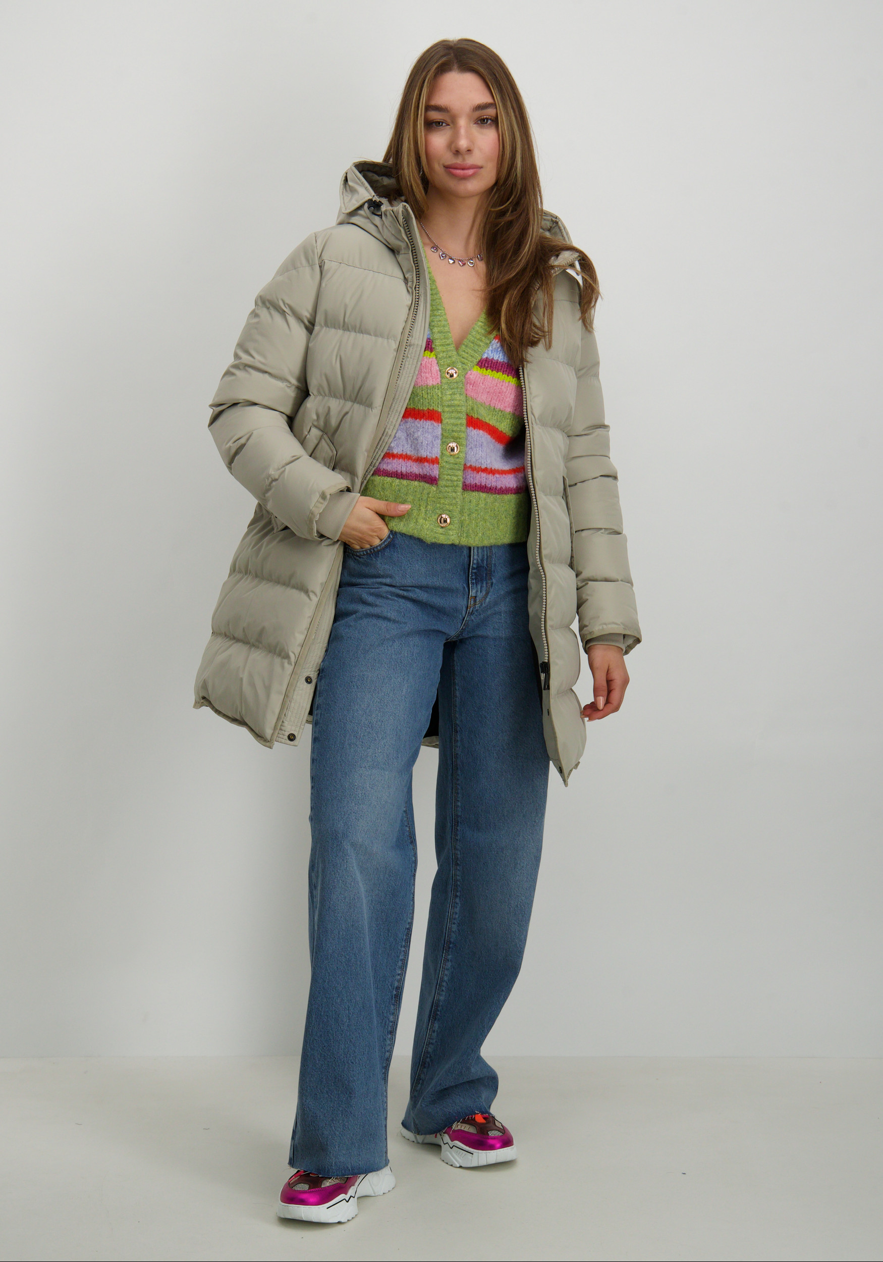 AIRFORCE Winterjas Jade FRW0623-FW24 Beige