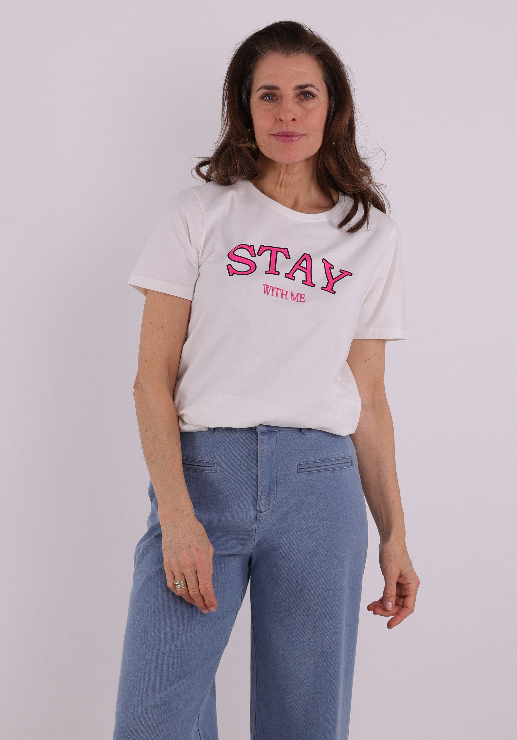 FREE|QUENT T-shirt Fenjal 207452 Wit