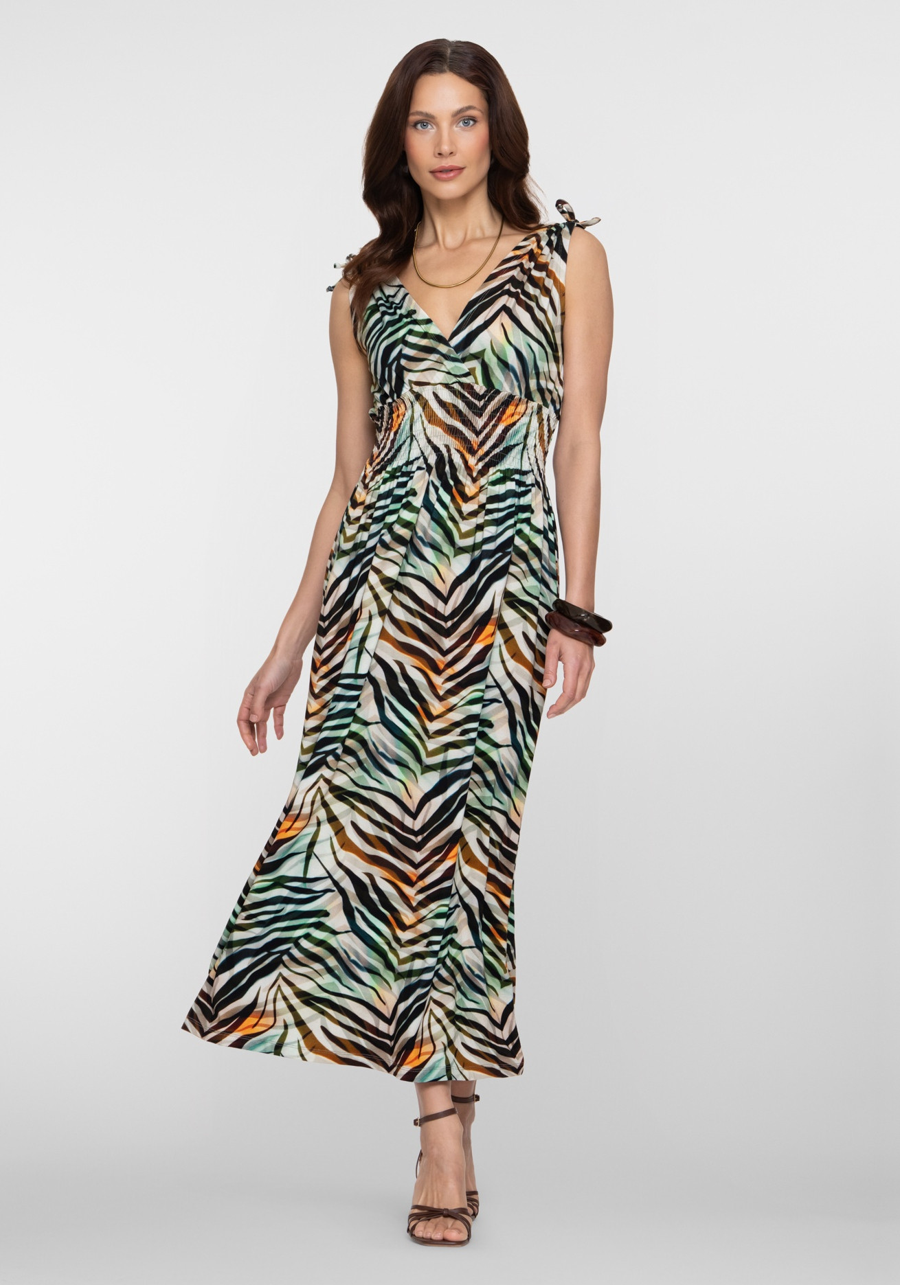 Geisha Jurk 67425-60 MILA Licht bruin