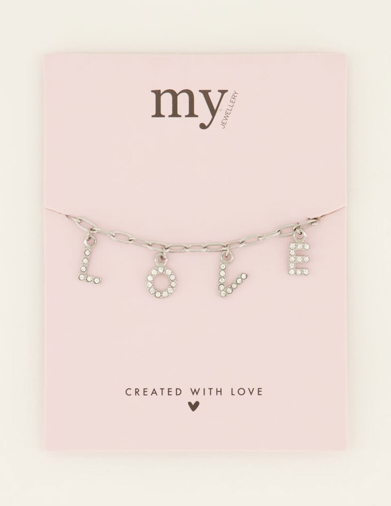 My Jewellery Armband Love MJ07722 Zilver