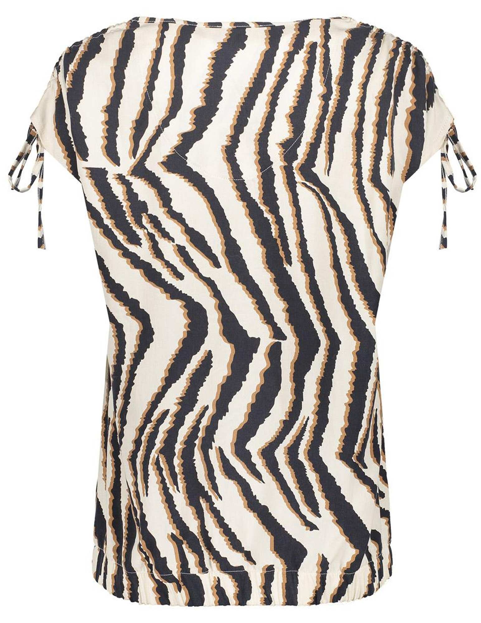 Geisha Top met print 53487-20 Zand