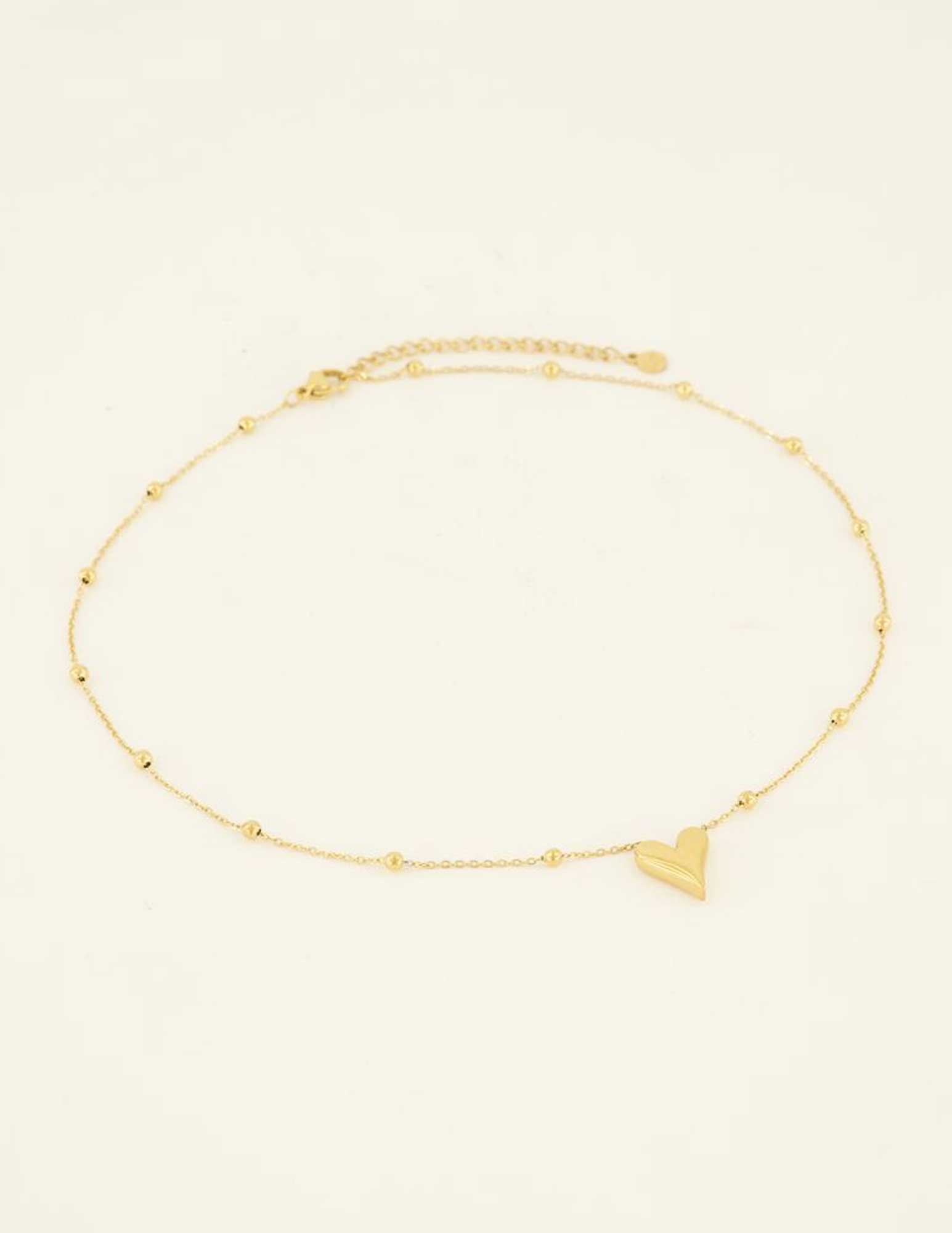 My Jewellery Ketting met hart MJ08822 Goud