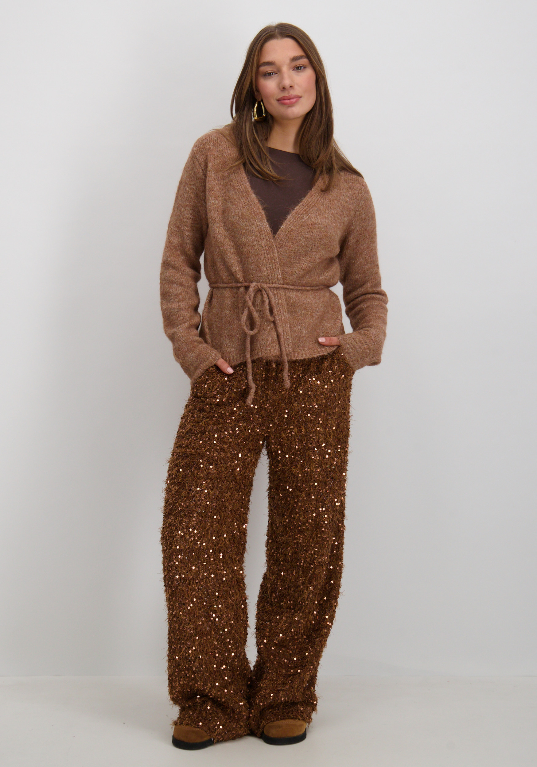 Vero moda Vest Sorrento 10341707 Licht bruin