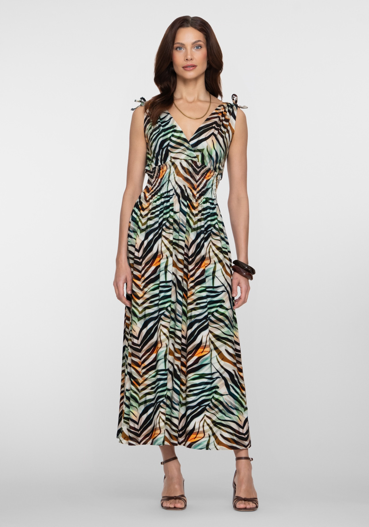Geisha Jurk 67425-60 MILA Licht bruin