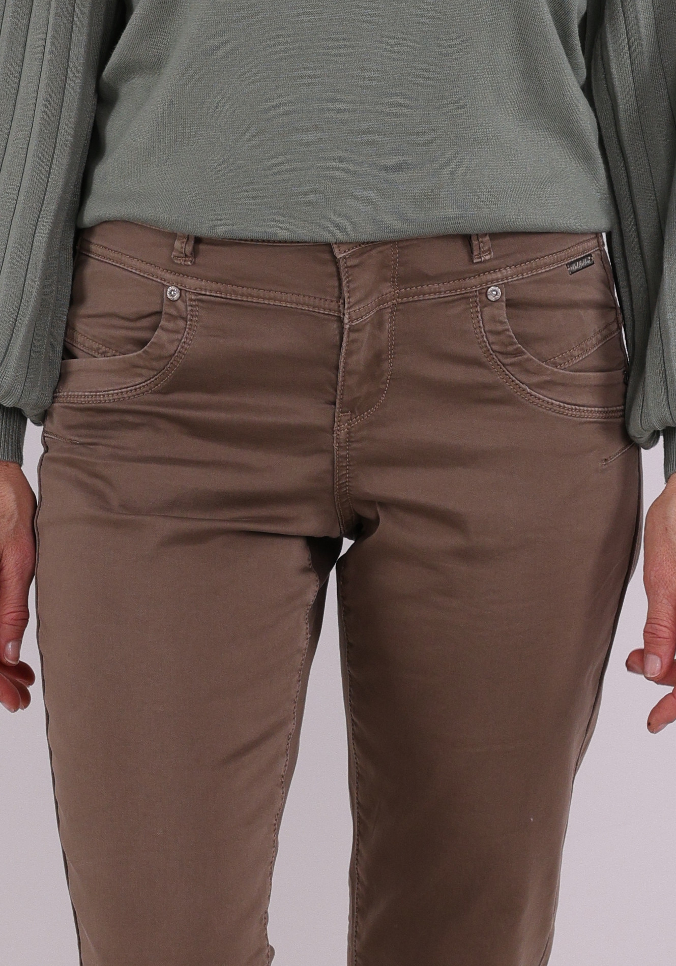 Red Button Broek Relax jog SRB4665 Licht bruin