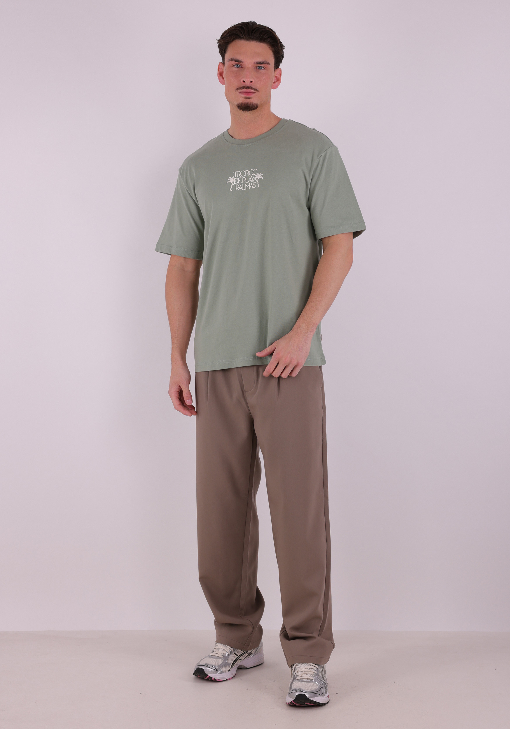 ONLY & SONS T-shirt Malik Tropico 22037482 Midden groen