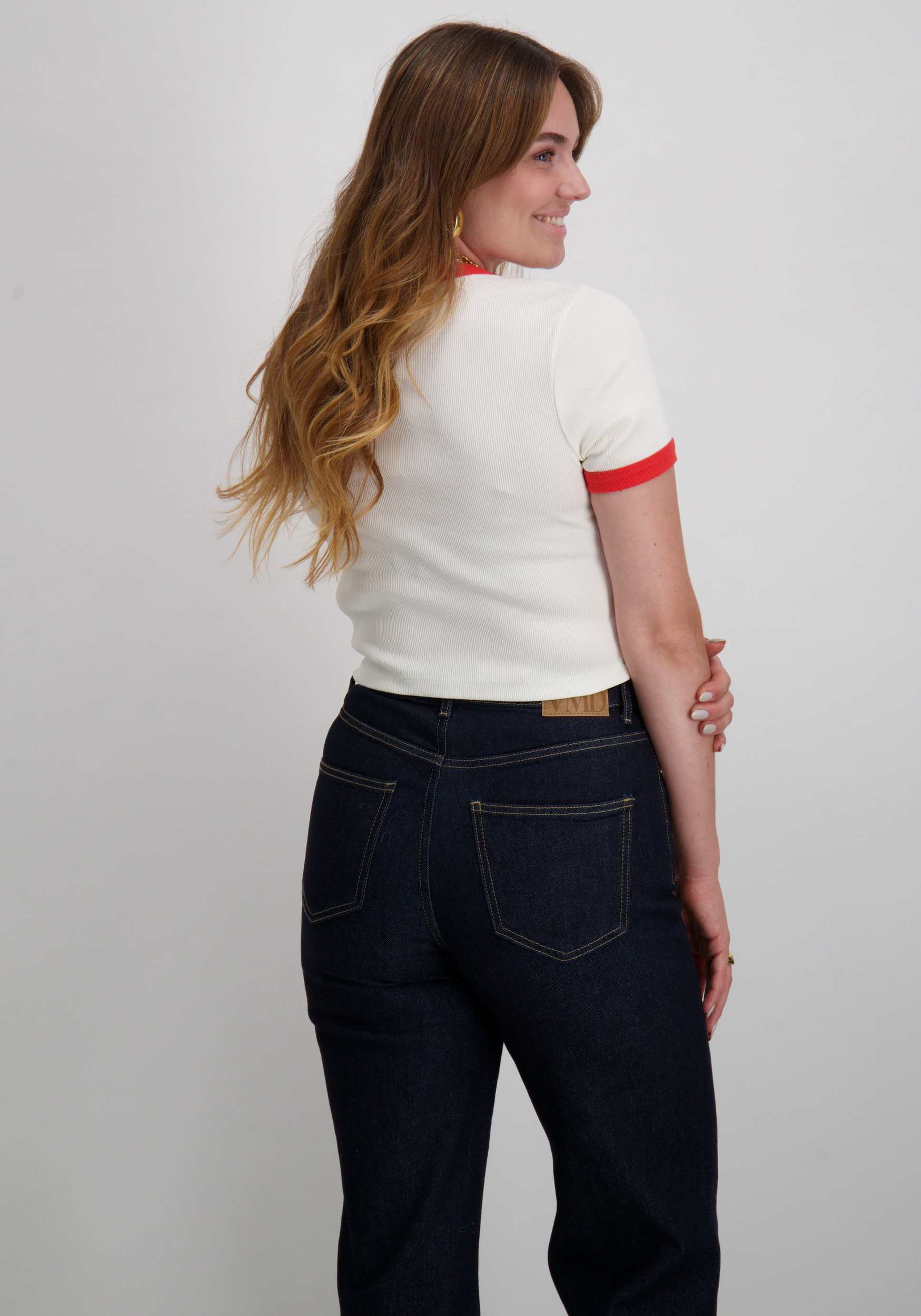 Harper & Yve Top Fruitsdemer HS25Y309 Ecru