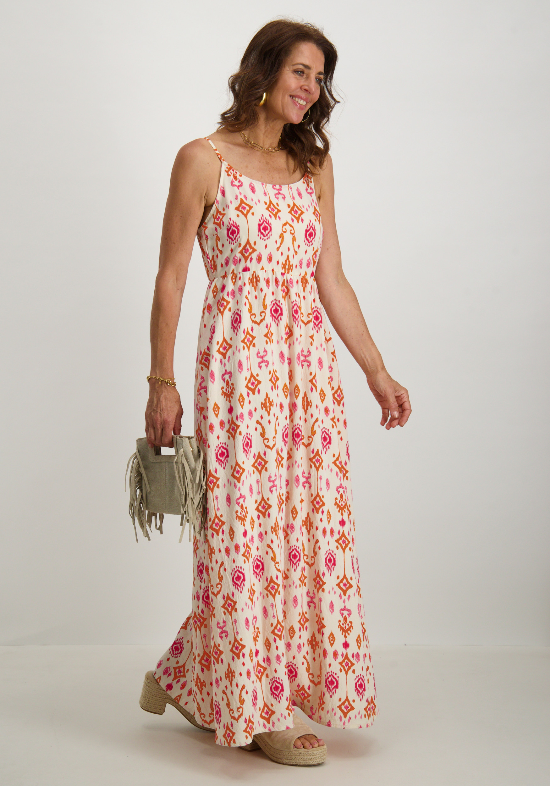 Only Jurk Abiella 15350291 Wolwit-ecru