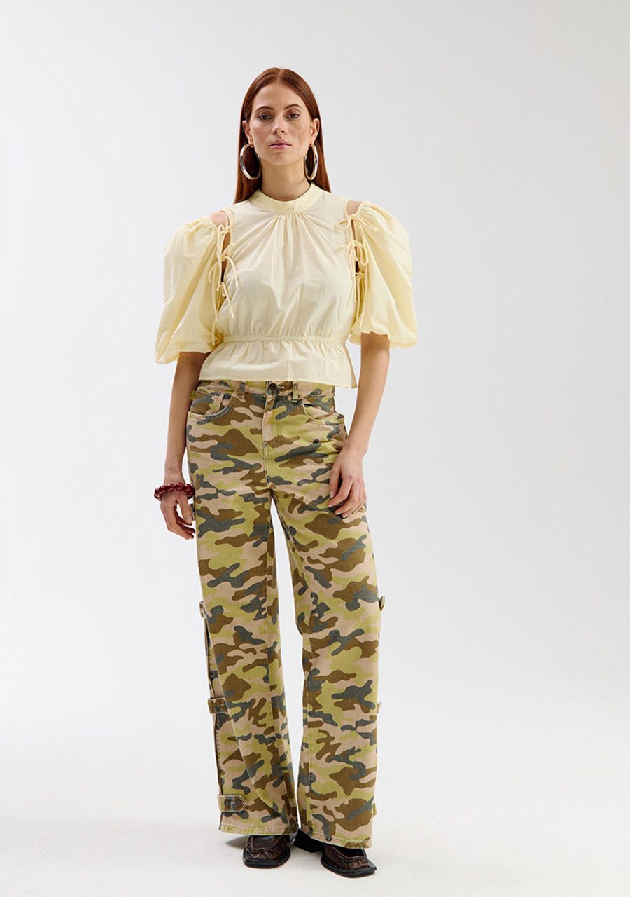 Harper & Yve Blouse Jacey SS6C400 Geel