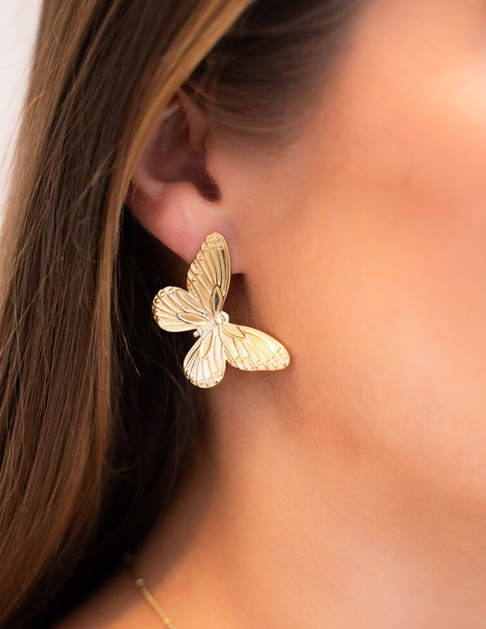 My Jewellery Oorbellen vlinder MJ11395 Zilver