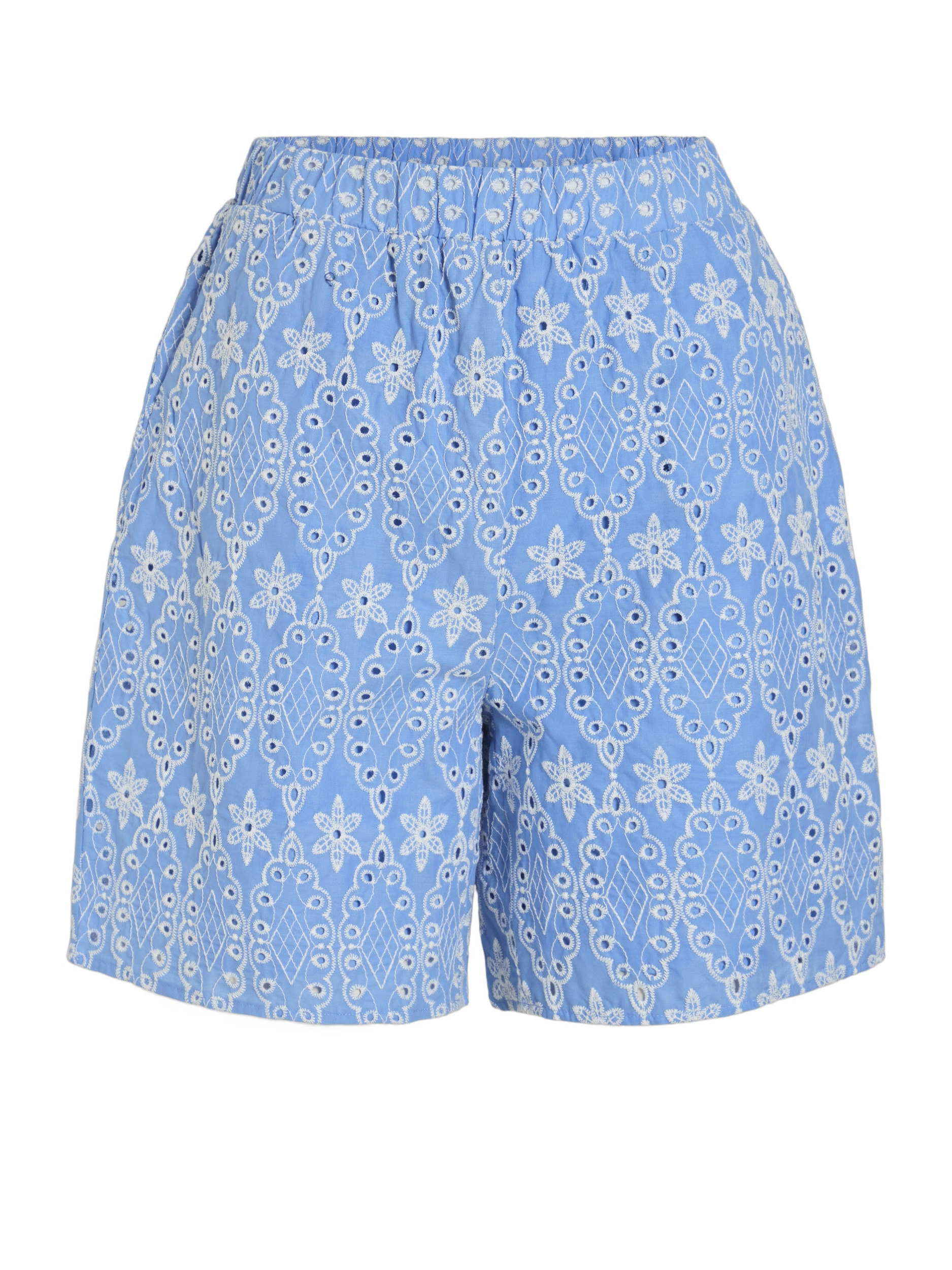 Vila Korte broek Molly 14110090 Licht blauw