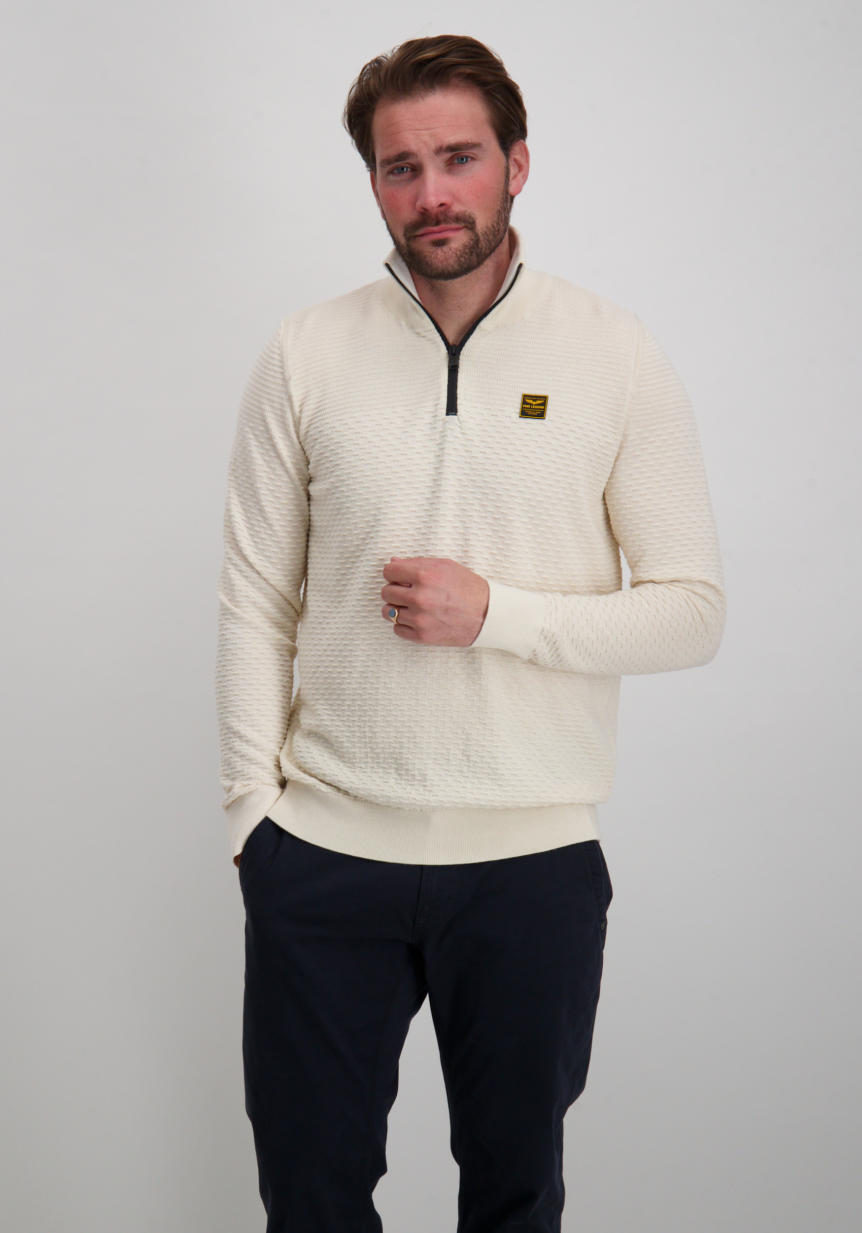 PME Legend Trui PKW2510301 Ecru