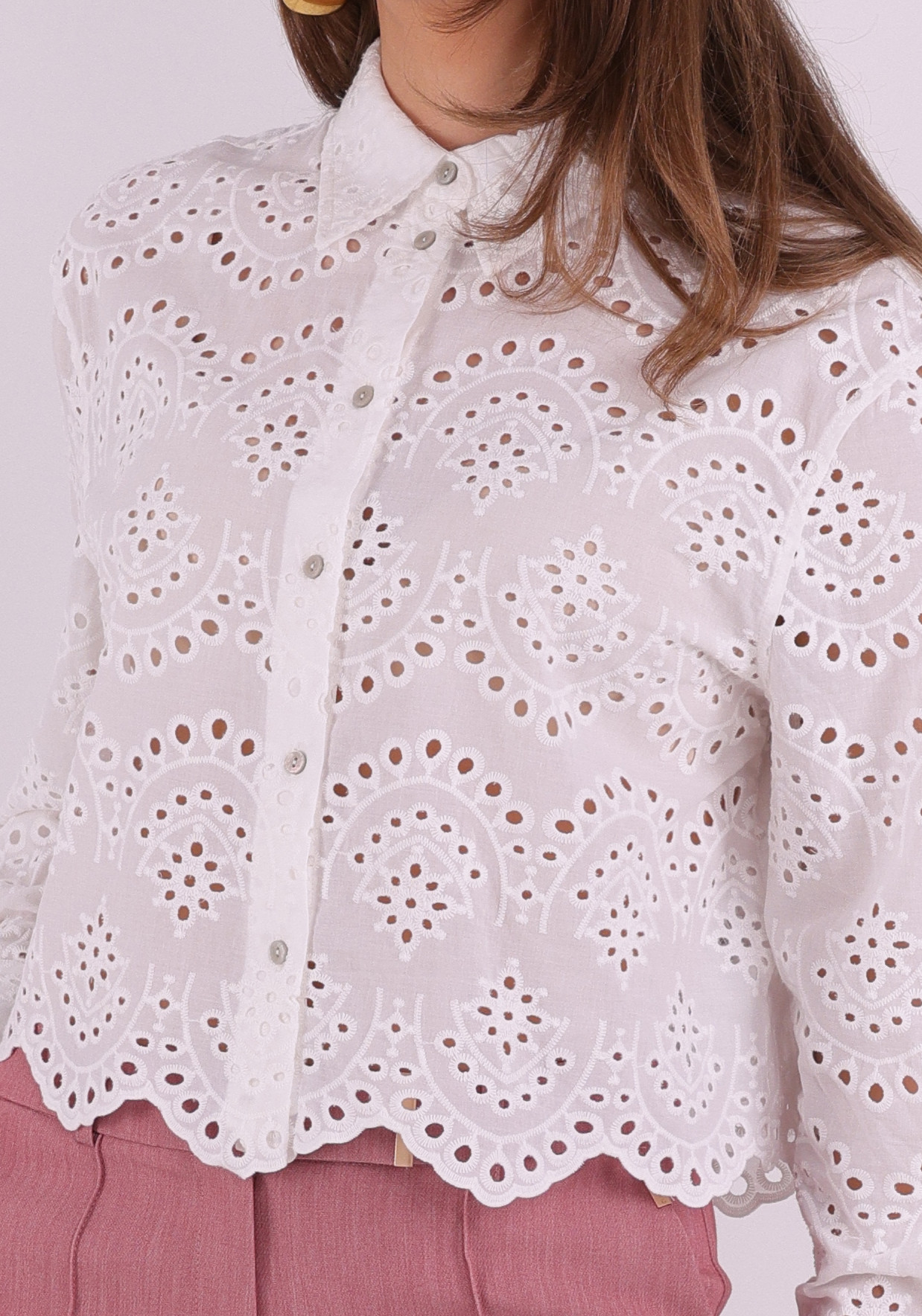 Only Blouse Valais 15269568 Wolwit-ecru