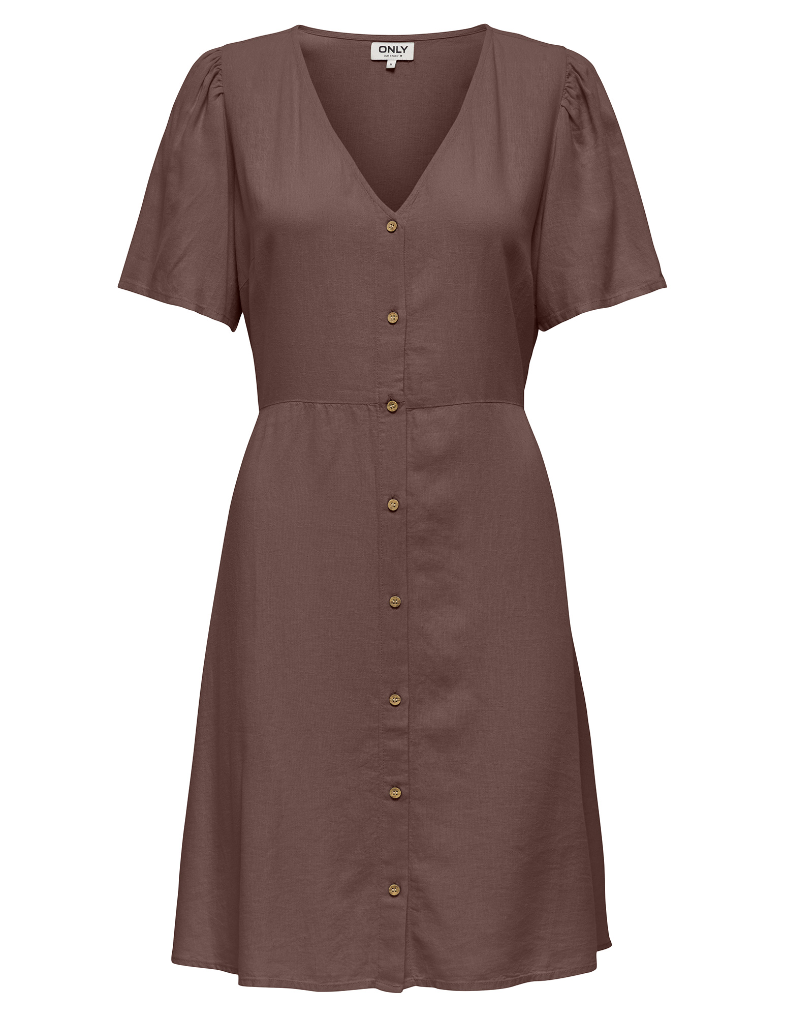 ONLY Jurk Vita 15317914 Donker bruin