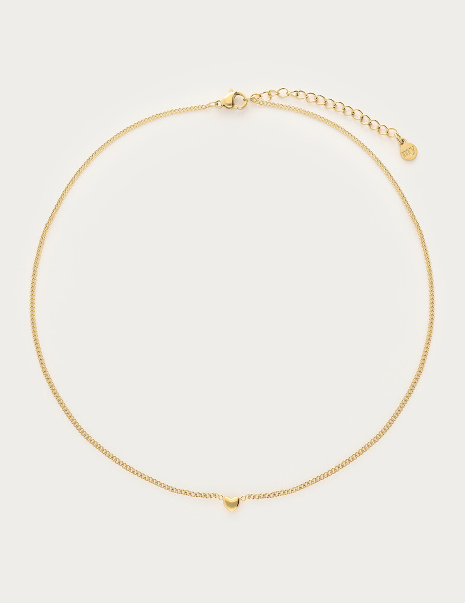 My Jewellery Botanical ketting met fijn hartje MJ15378 Goud