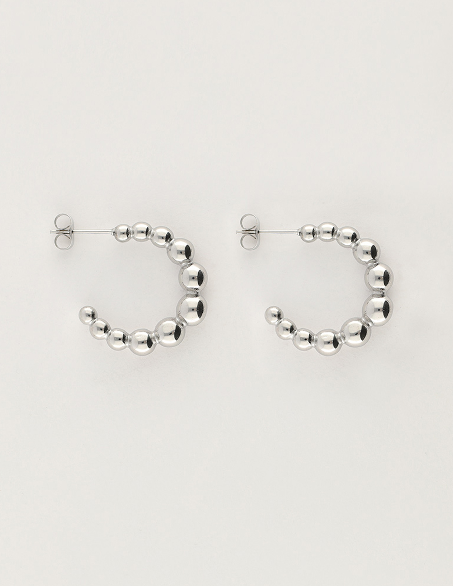 My Jewellery Bold oorbellen bubbel MJ11519 Zilver